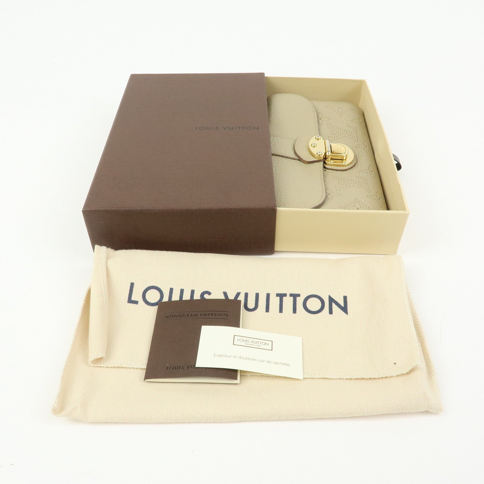 Louis Vuitton Monogram Mahina Portefeuille Iris Wallet Opal M58134