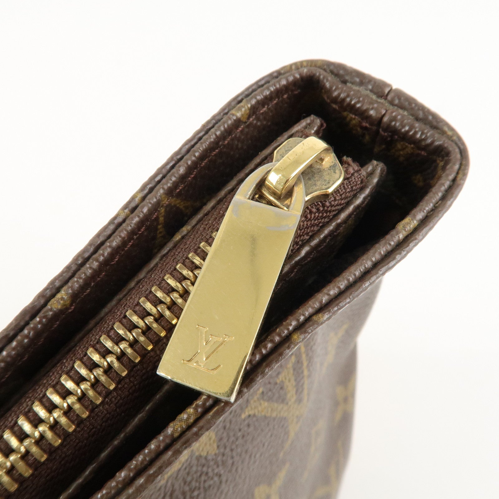 Louis Vuitton Monogram Cabas Piano Tote Bag Hand Bag M51148 Used