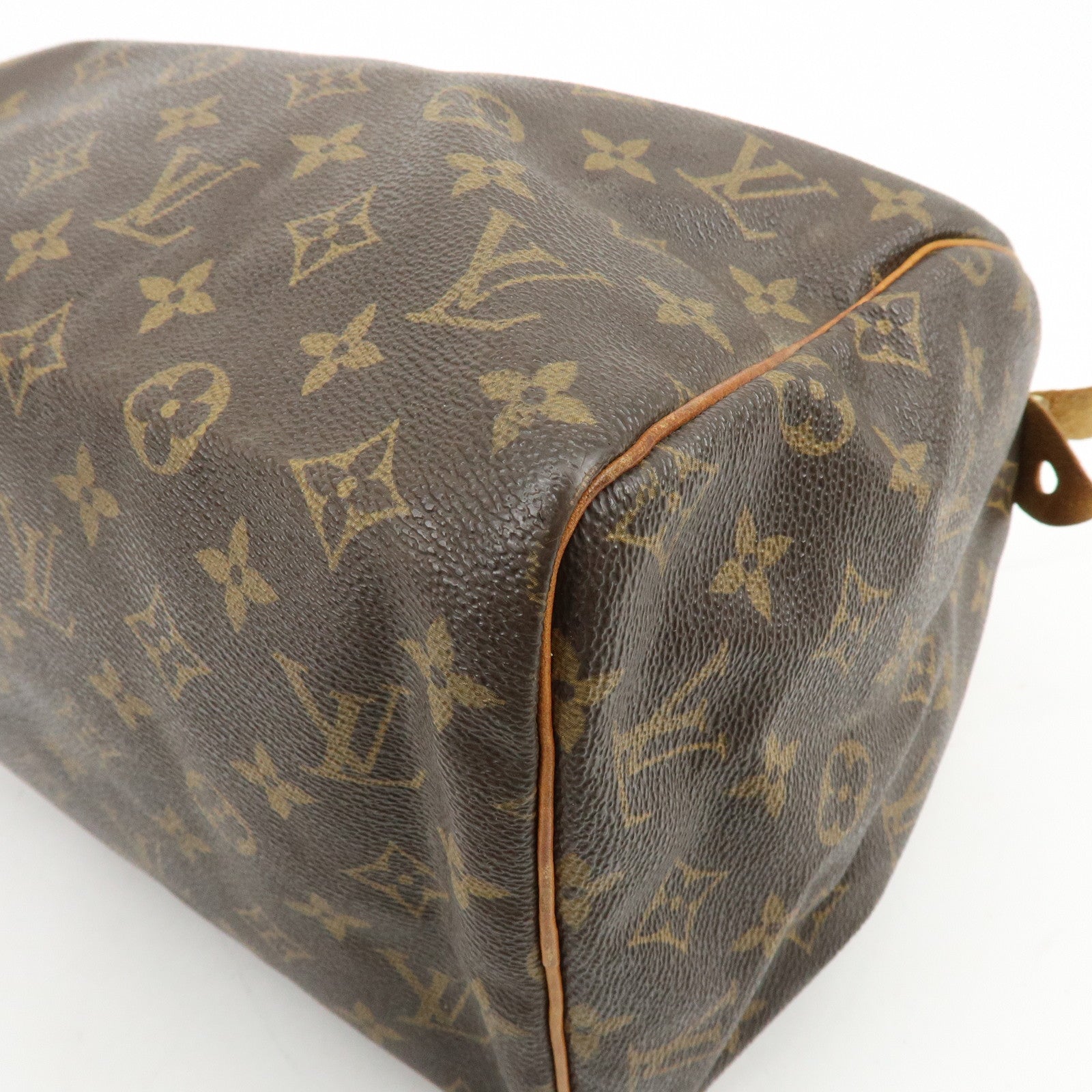 Louis Vuitton Monogram Speedy 30 Boston Bag Hand Bag Brown M41526