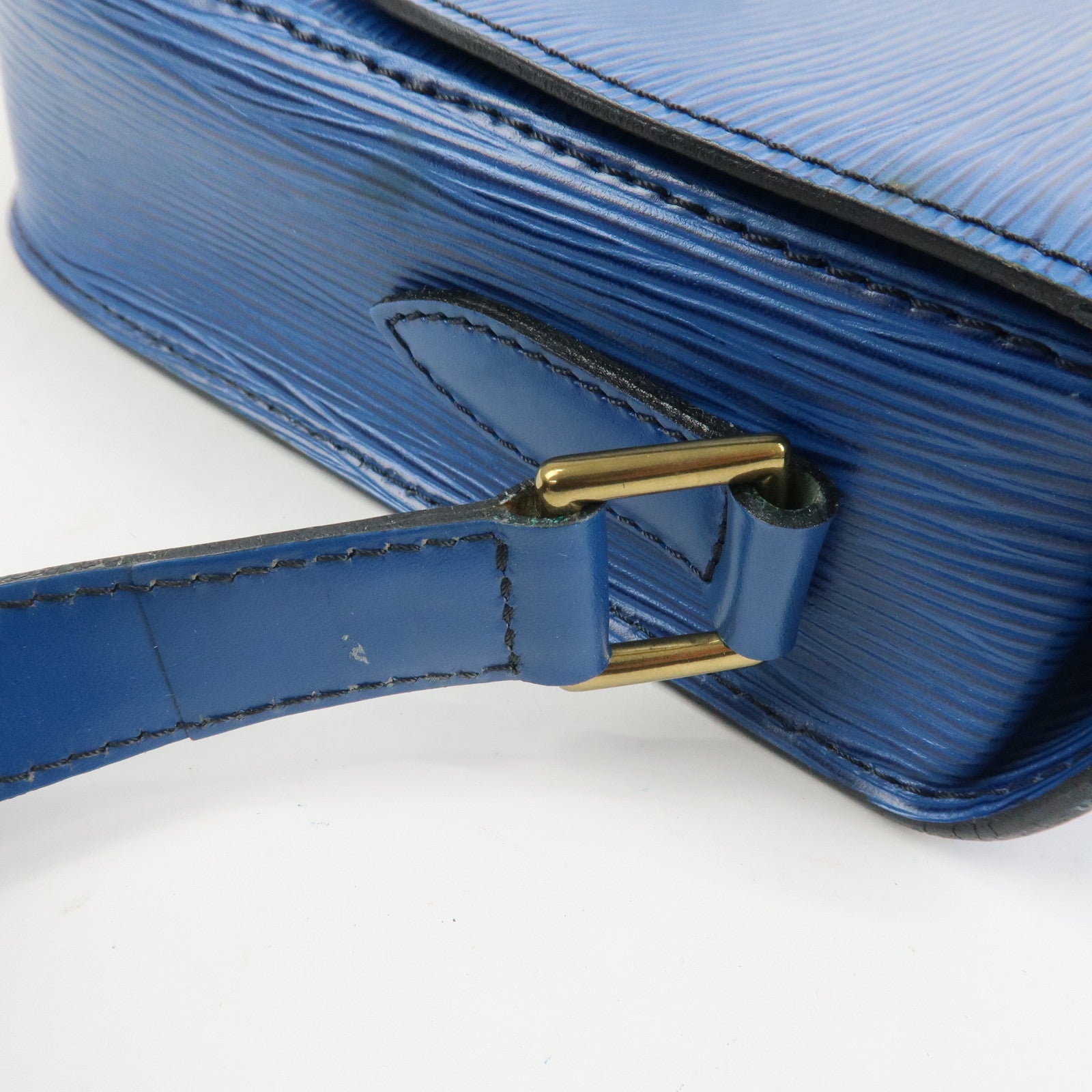 Louis Vuitton Epi Saint Cloud Shoulder Bag Toledo Blue M52195