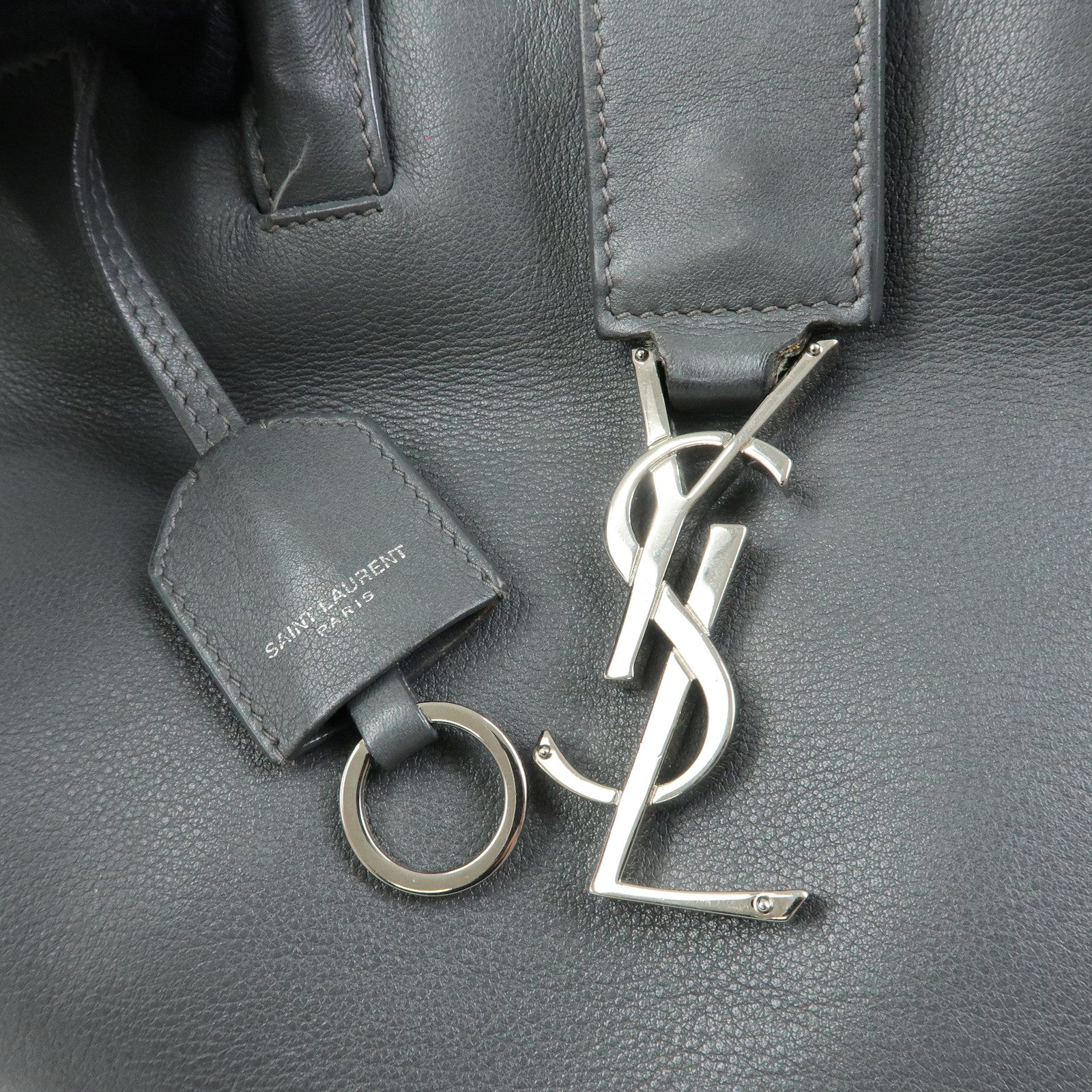 SAINT LAURENT PARIS Casandra Leather 2Way Hand Shoulder Bag 436832