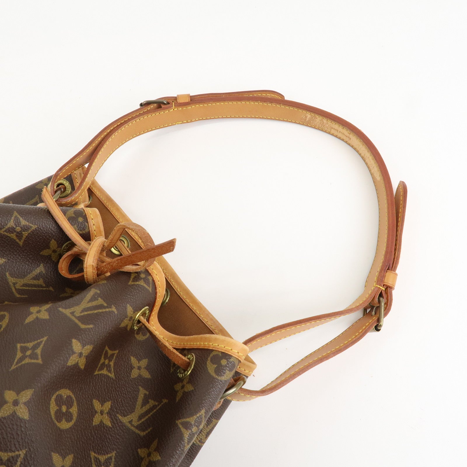 Louis Vuitton Monogram Noe Shoulder Bag Hand Bag Brown M42224 Used