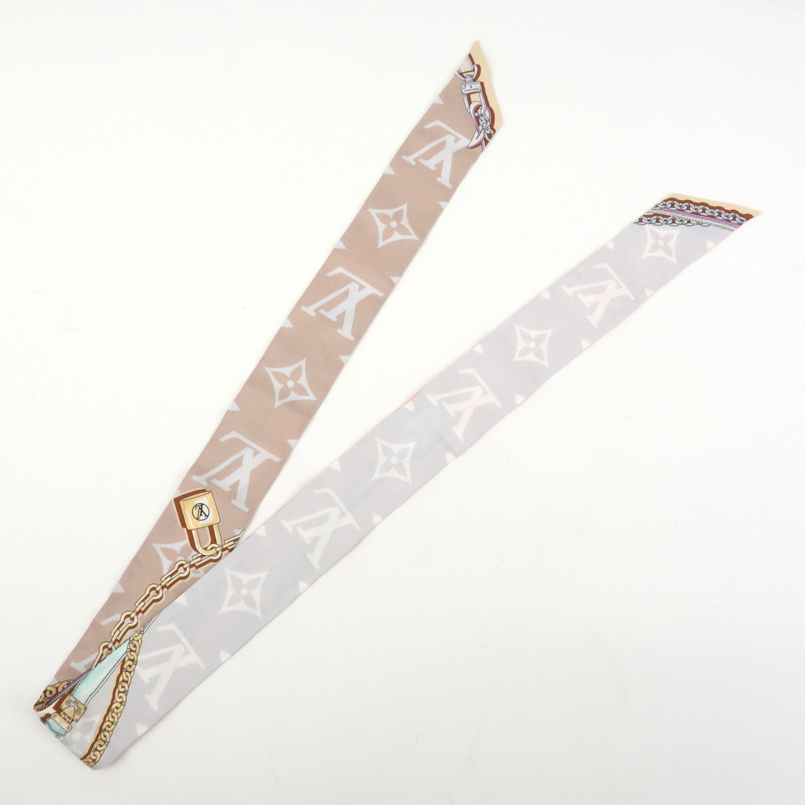 Louis Vuitton Monogram Bandeau BB Ultimate Silk 100% Scarf M78819