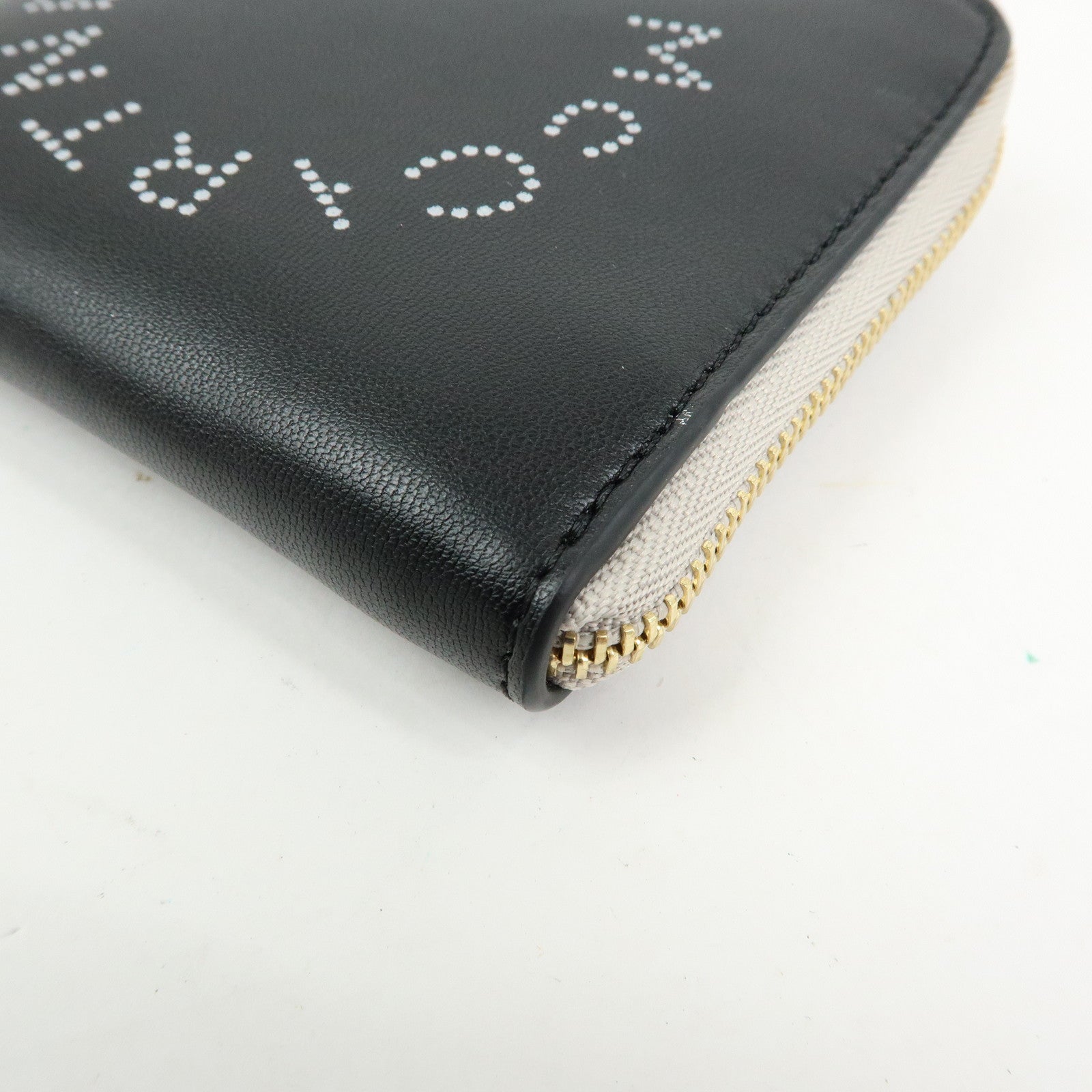 STELLA MCCARTNEY Faux Vegan Leather Compact Wallet Card Case