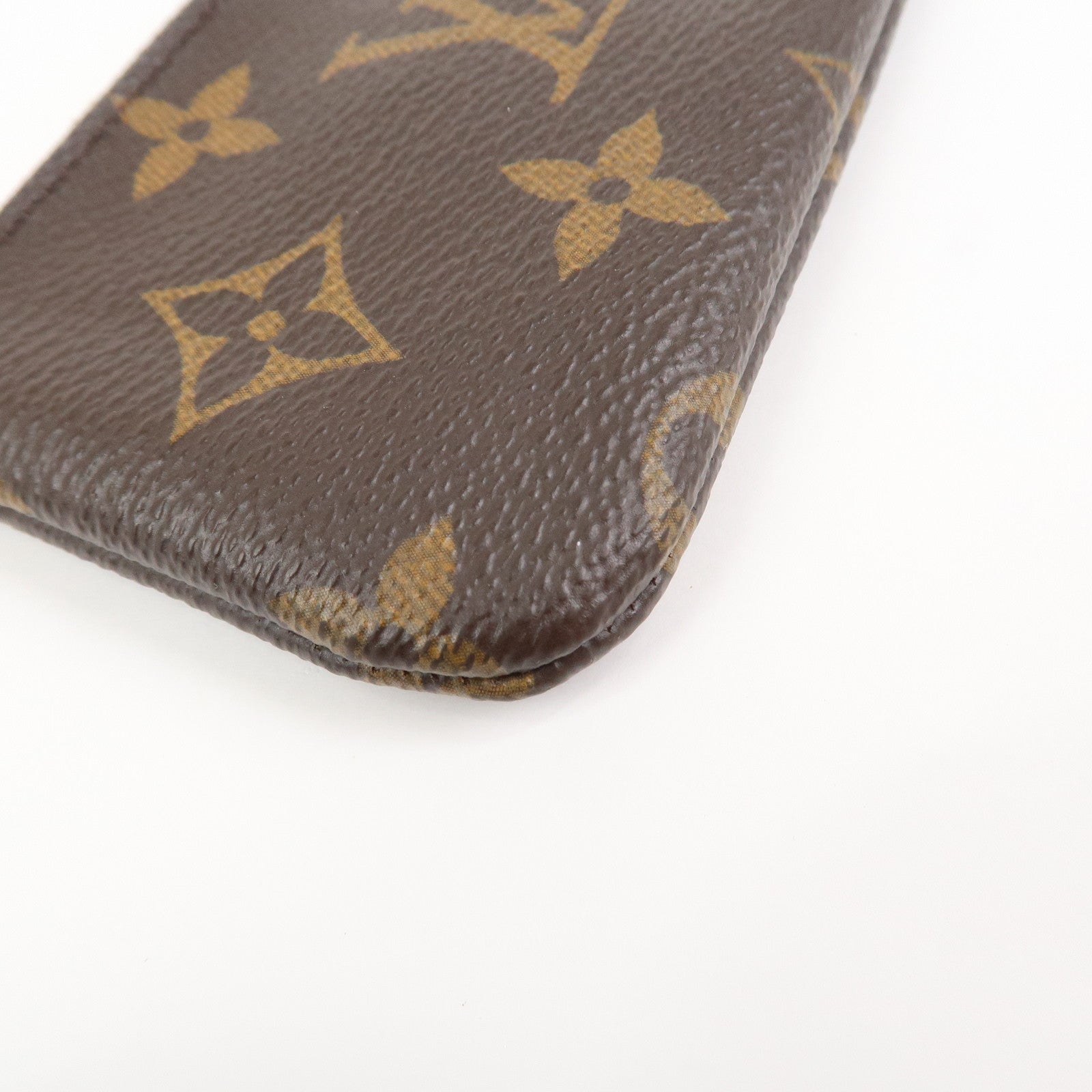 Louis Vuitton Monogram Pochette Cles Coin Case Key Case  M62650