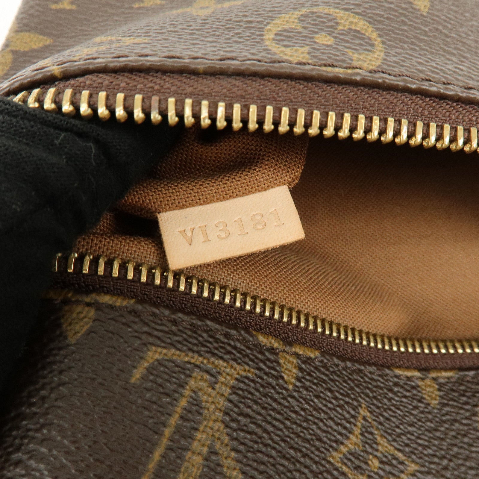 Louis Vuitton Monogram Pochette Valmy Shoulder Bag Brown M40524
