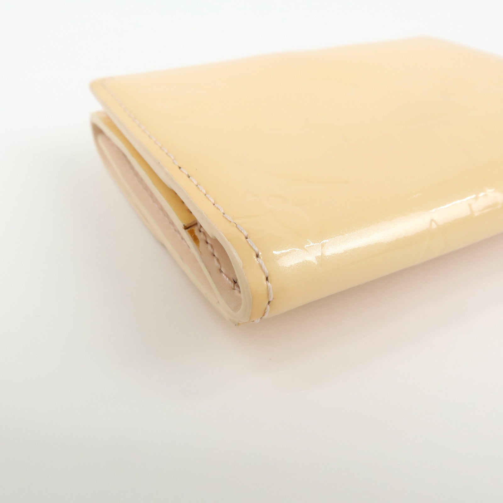 Louis Vuitton Vernis Ludlow Coin Case Marshmallow Pink M91355