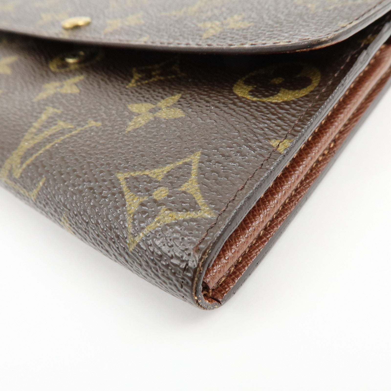 Louis Vuitton Monogram Portefeuille Sarah Long Wallet Brown M61734