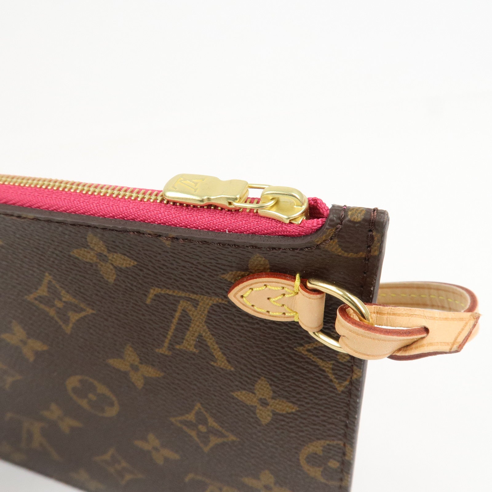 Louis Vuitton Monogram Canvas Neverfull GM Pouch Brown