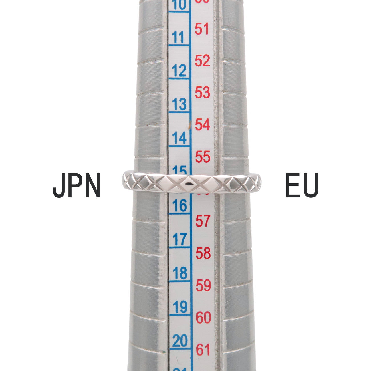 CHANEL COCO Crush Ring #56 PT950 Platinum US7.5 EU56 HK16.5 J11117