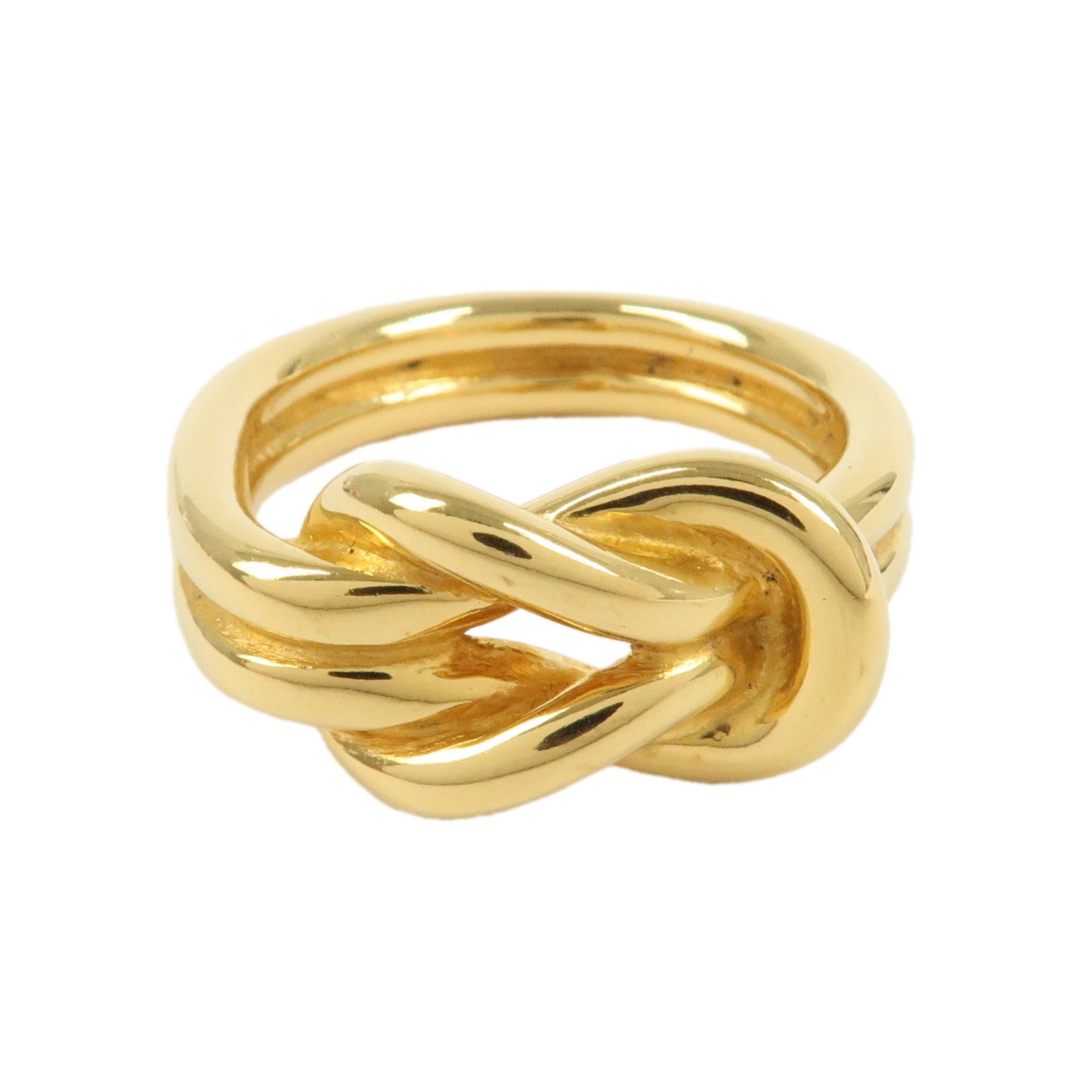 HERMES Atame Metal Scarf Ring Scarf Charm Gold