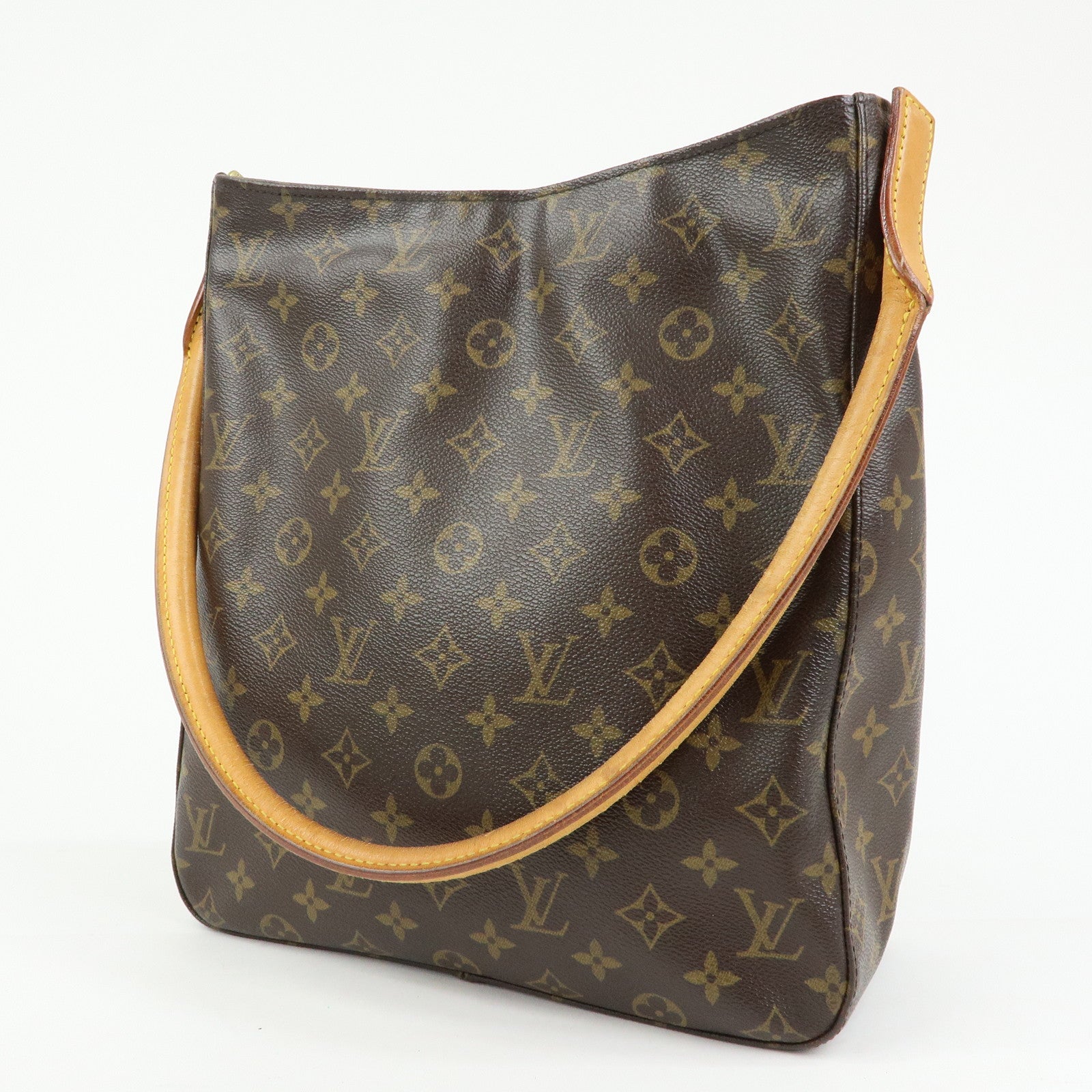 Louis Vuitton Monogram Looping GM Shoulder Bag Brown M51145