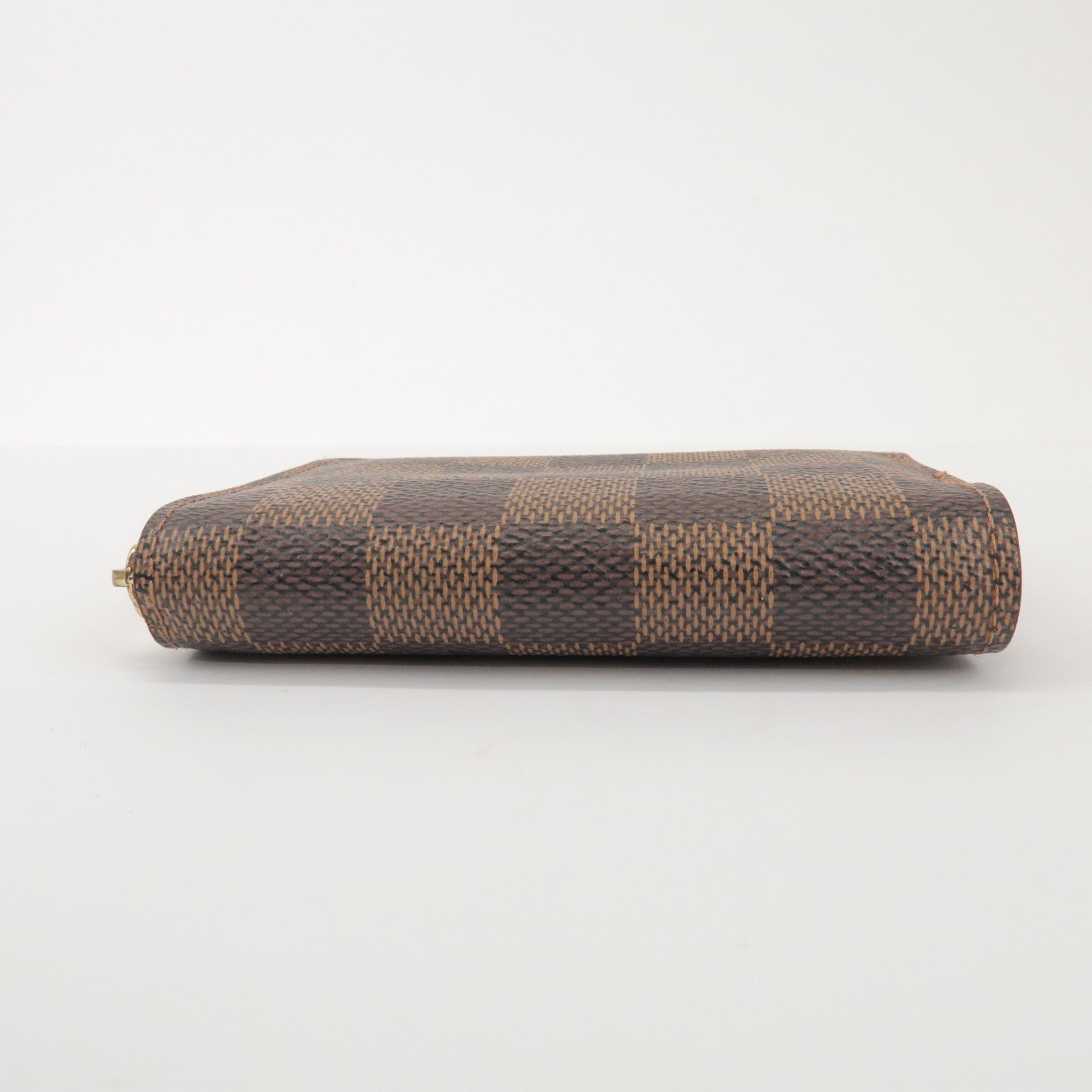 Louis Vuitton Damier Zippy Coin Case Wallet Brown N63070