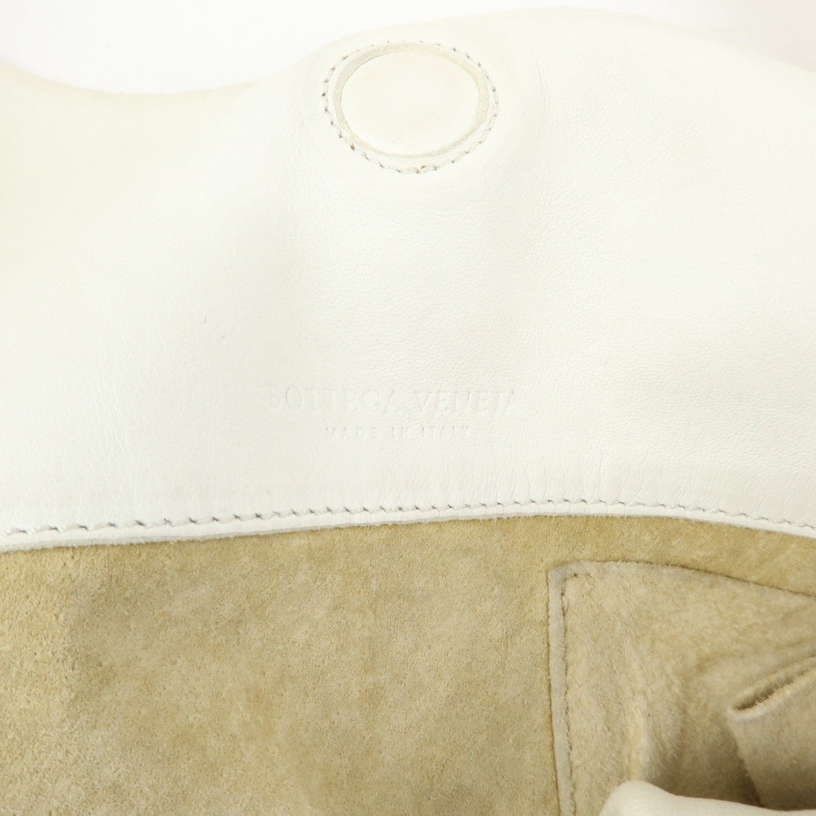 BOTTEGA VENETA Intrecciato Campana Leather Shoulder Bag 125787