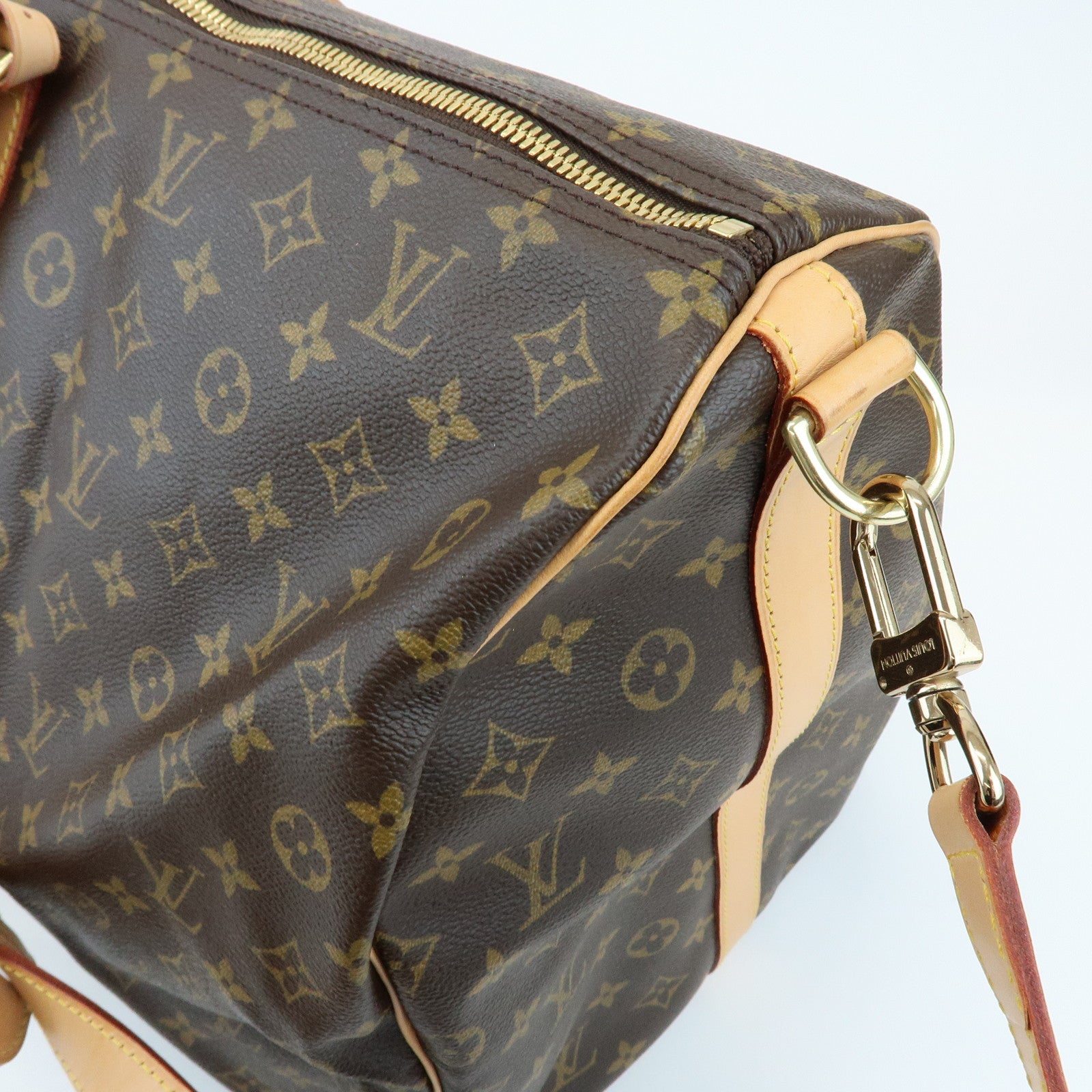 Louis Vuitton Monogram Keep All Bandouliere 60 Boston Bag M41412