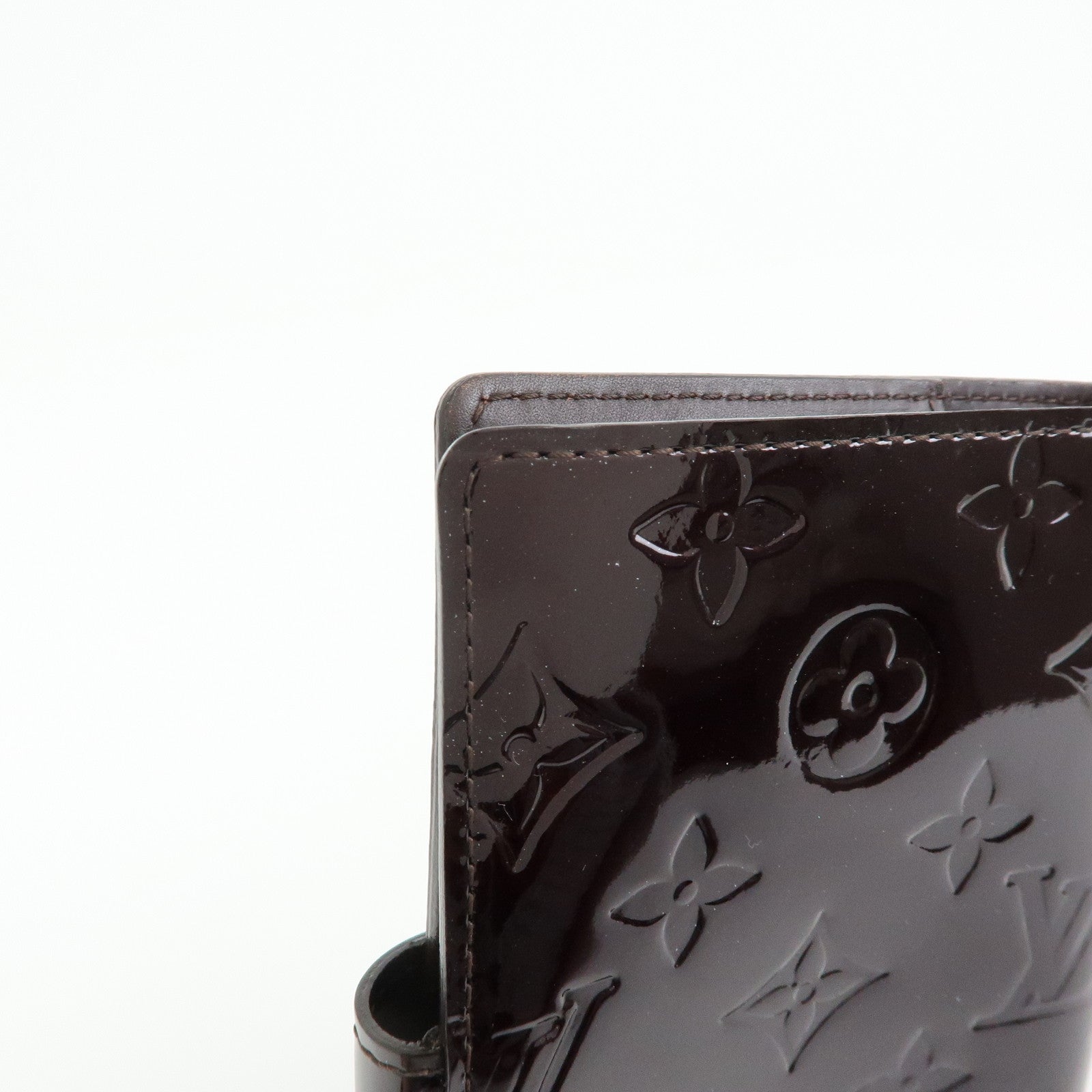 Louis Vuitton Monogram Vernis Leather Agenda PM Amarante R21026