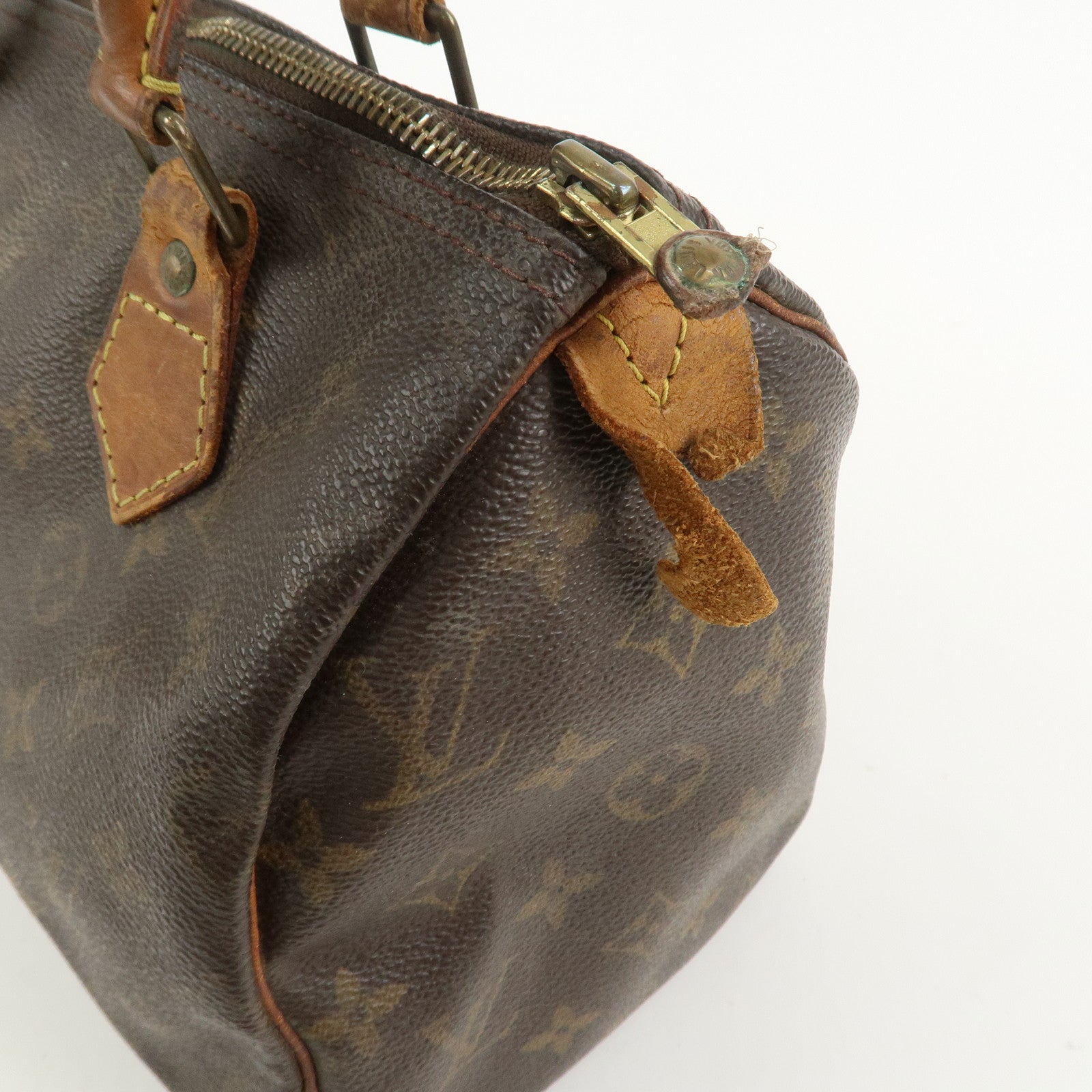 Louis Vuitton Monogram Speedy 25 Boston Bag Hand Bag Brown M41528