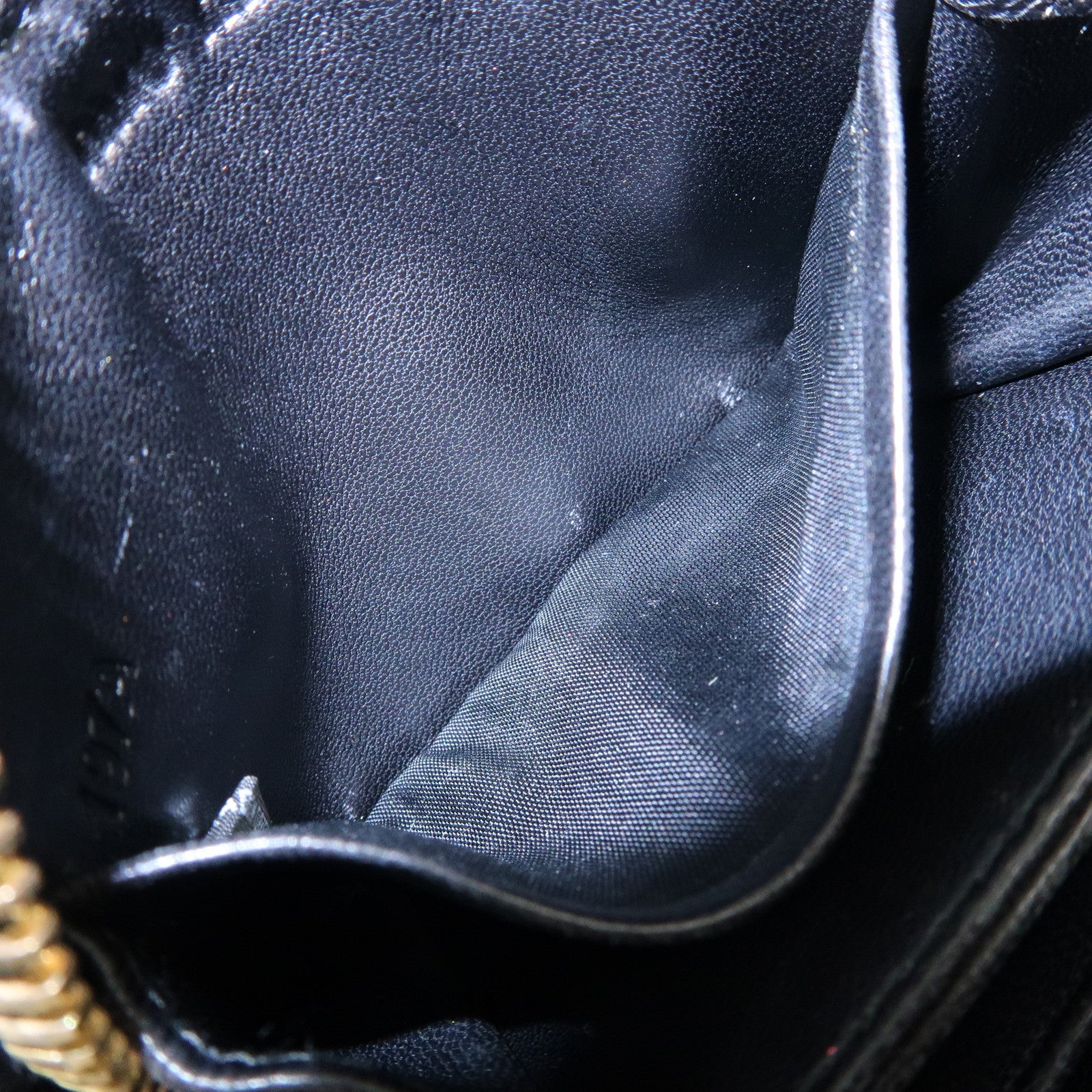 MIU MIU Matelasse Nappa Leather Compact Wallet Black 5MM268