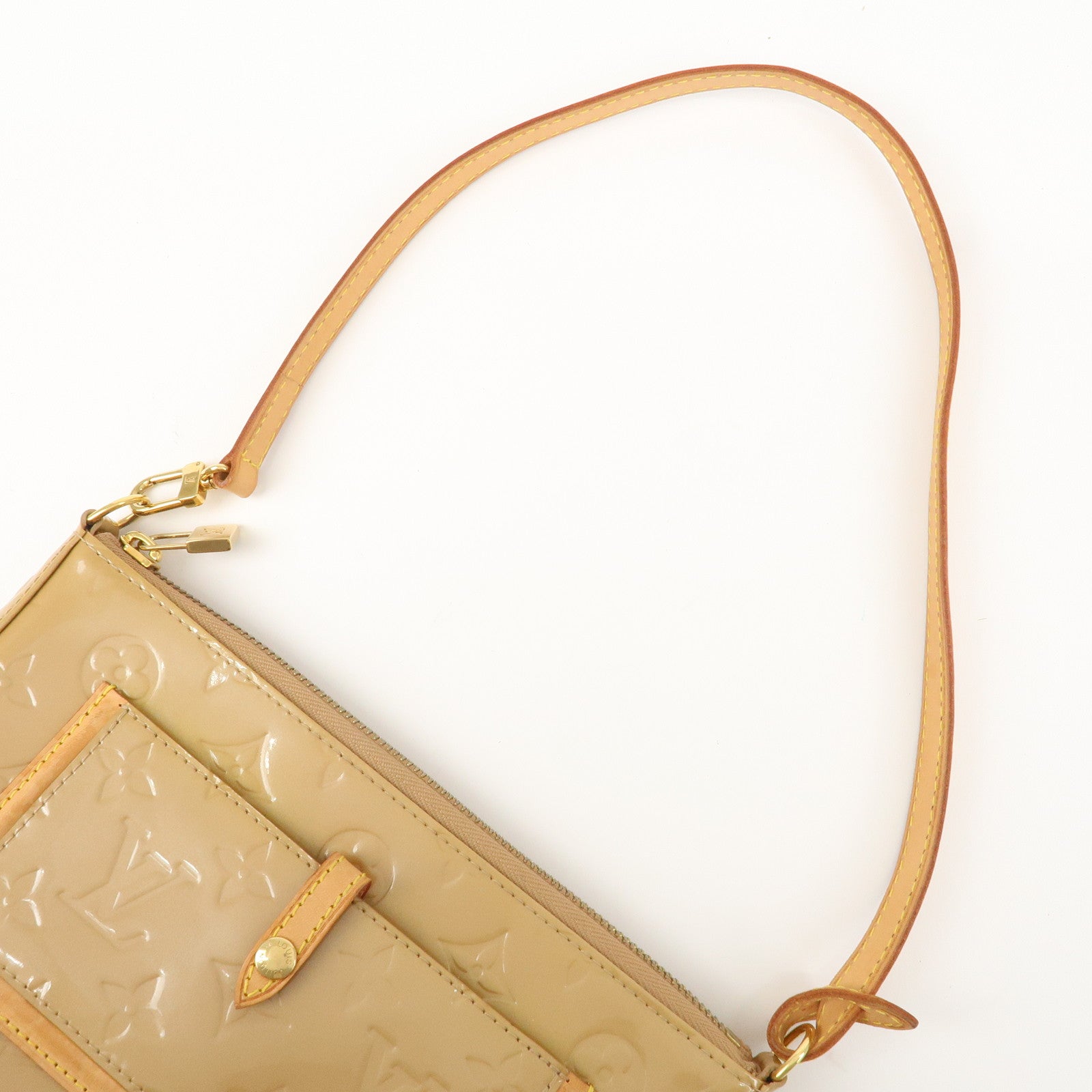 Louis Vuitton Monogram Vernis Mallory Square Hand Bag M91197 Used