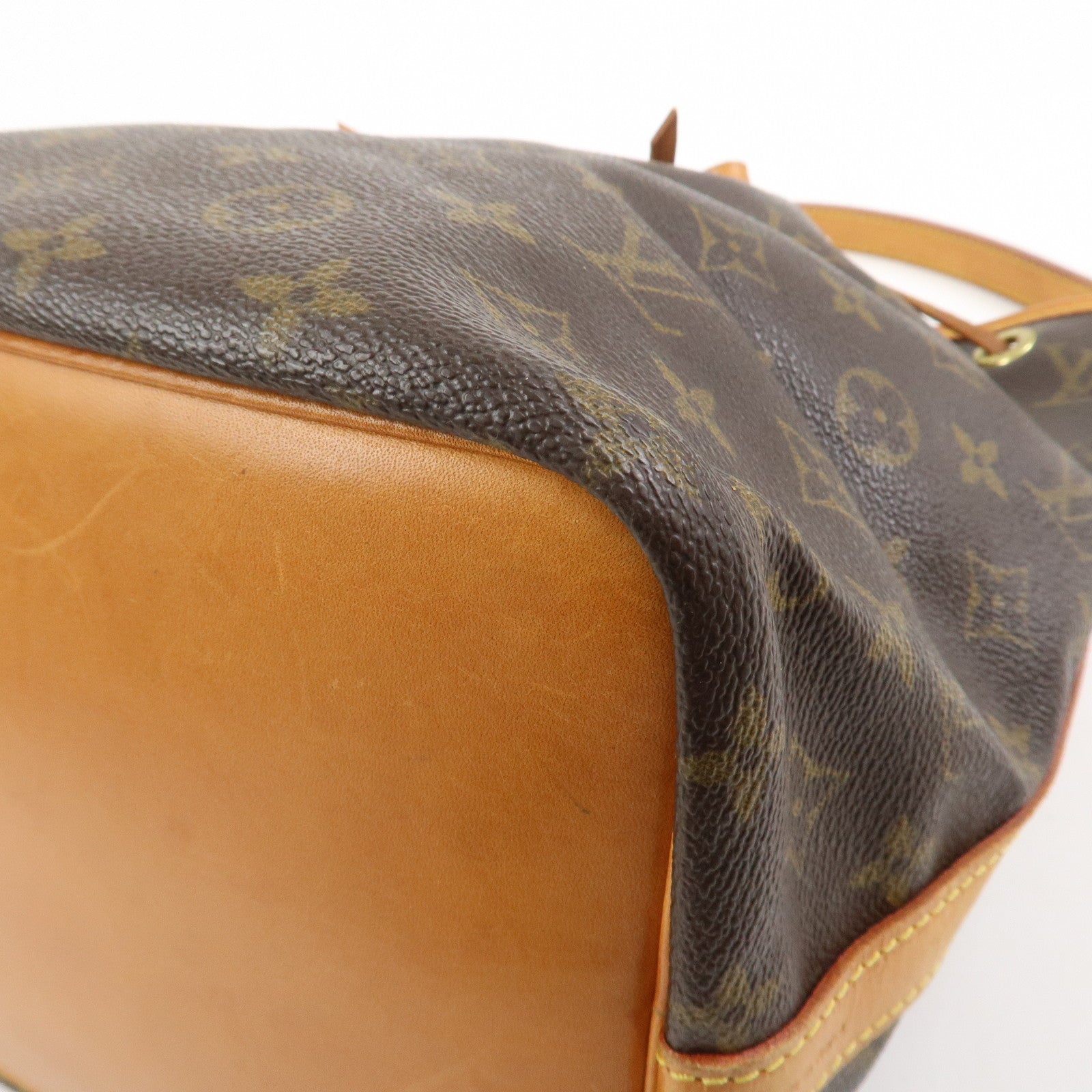 Louis Vuitton Monogram Petit Noe Shoulder Bag Brown M42226