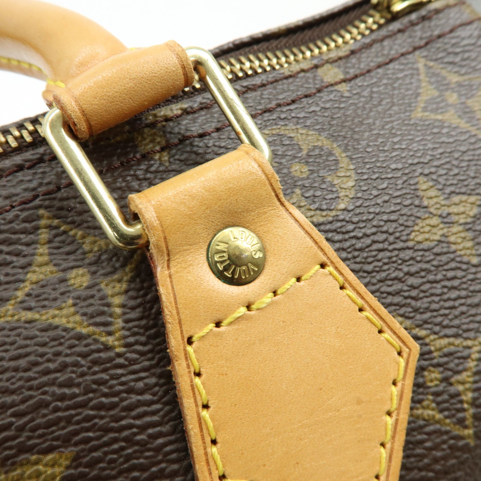 Louis Vuitton Monogram Speedy 30 Boston Bag Hand Bag Brown M41526