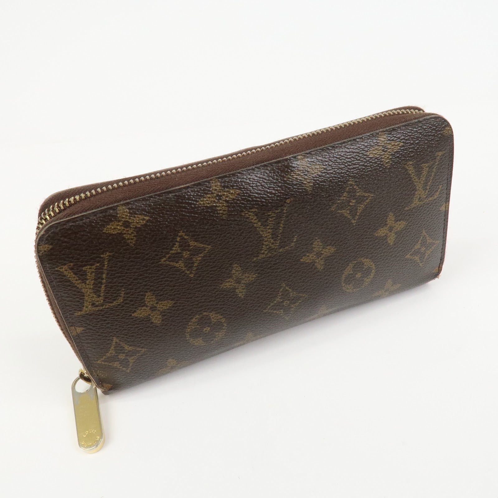 Louis Vuitton Monogram Zippy Round Long Wallet Brown M42616
