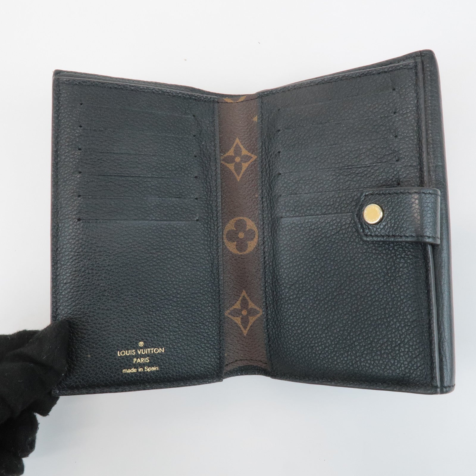 Louis Vuitton Monogram Portefeuille Palace Compact Wallet M60990 Used