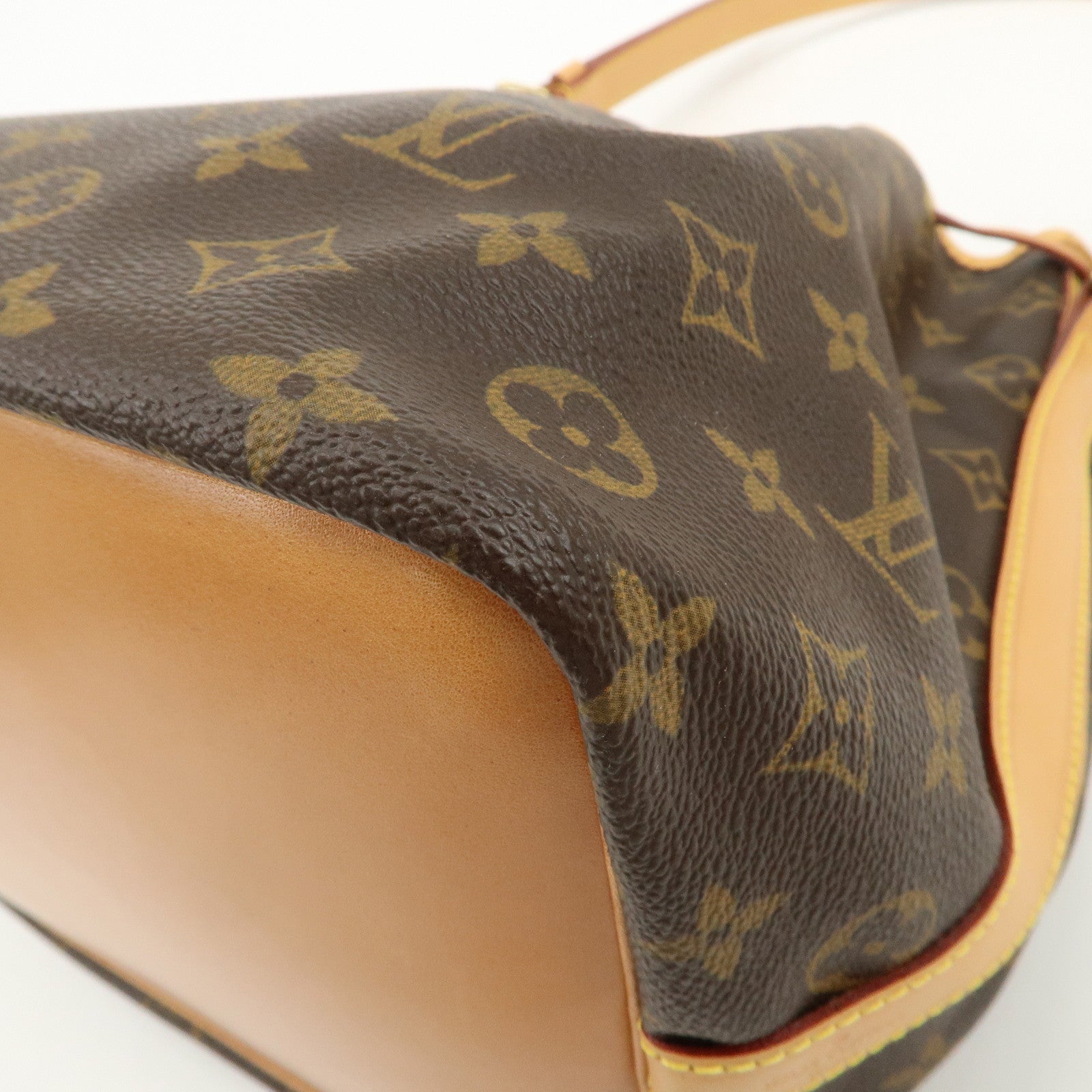 Louis Vuitton Monogram Petit Noe Shoulder Bag Brown M42226