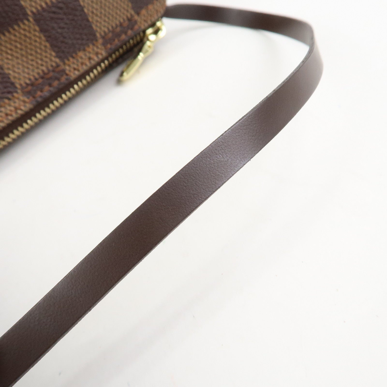 Louis Vuitton Damier Ebene Mini Pouch for Papillon Bag Brown