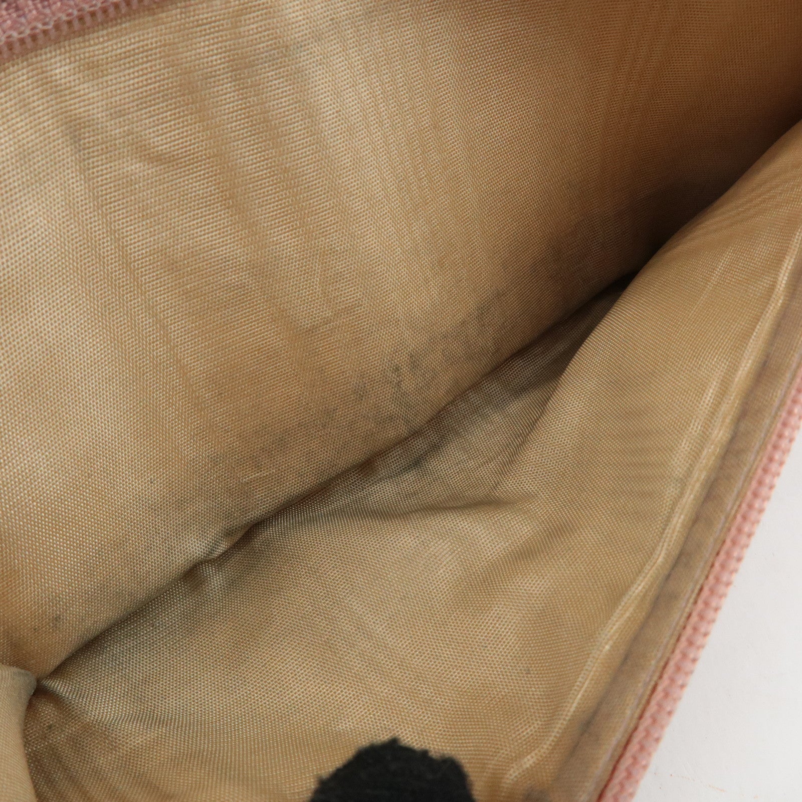 CHANEL COCO Mark Caviarskin Zip Around Long Wallet Pink A50071 Used