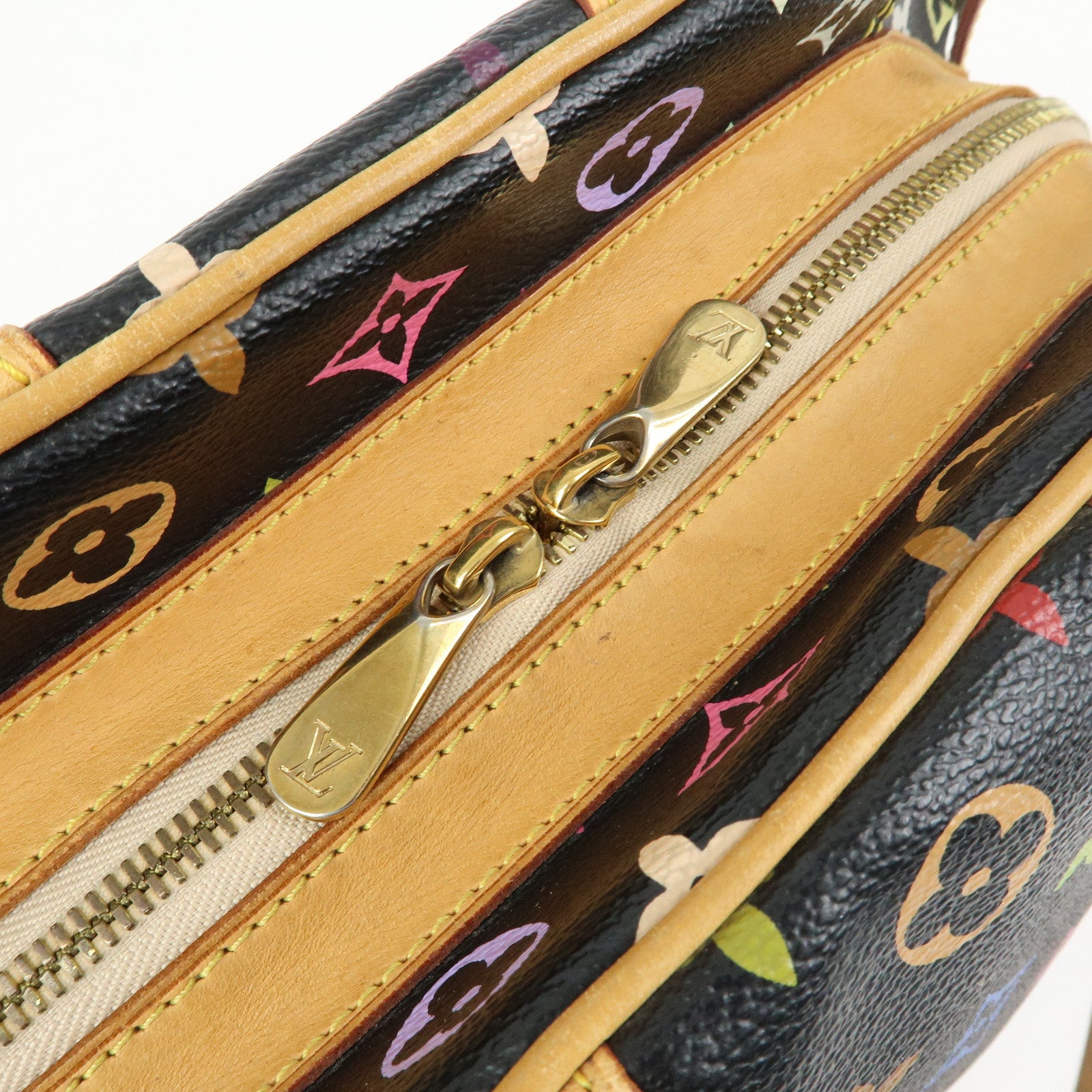 Louis Vuitton Monogram Multicolor Claudia Hand Bag Noir M40194