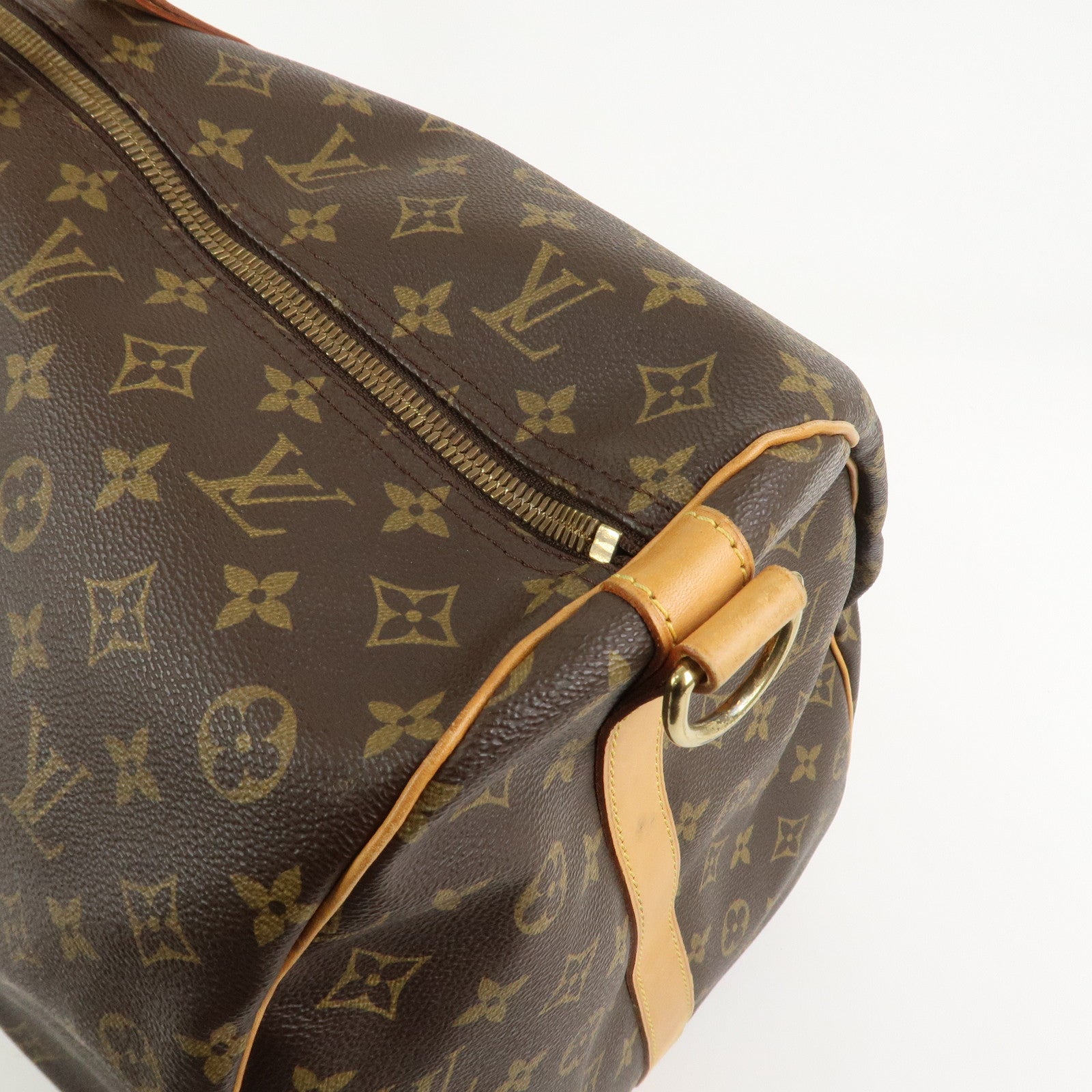 Louis Vuitton Monogram Keep All 60 Boston Bag Brown M41422