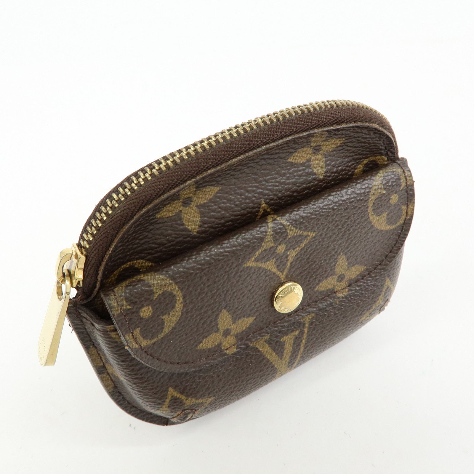 Louis Vuitton Monogram Porte Monnaie Shilling Coin Case M60025