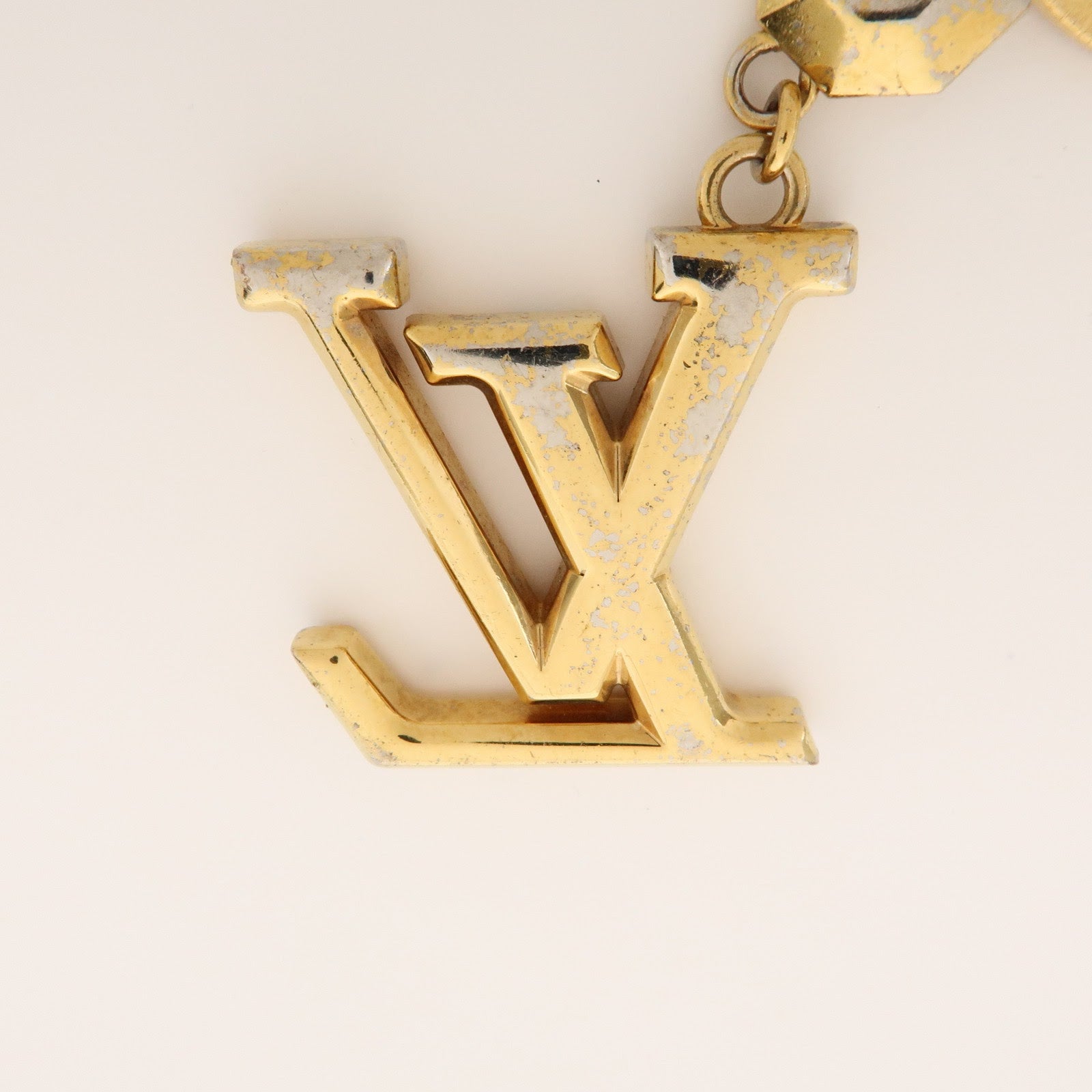 Louis Vuitton Facettes Porte Cles Bag Charm Key Chain Gold M65216
