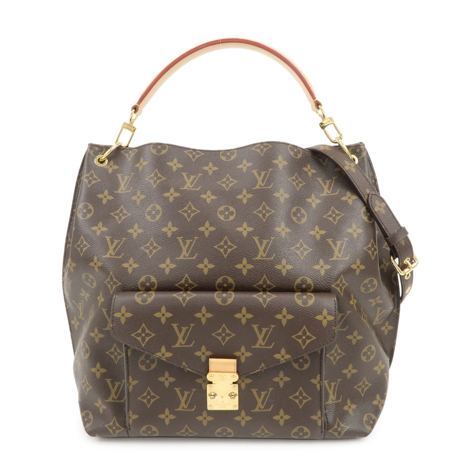 Louis Vuitton Monogram Metis Canvas Leather Shoulder Bag M40781