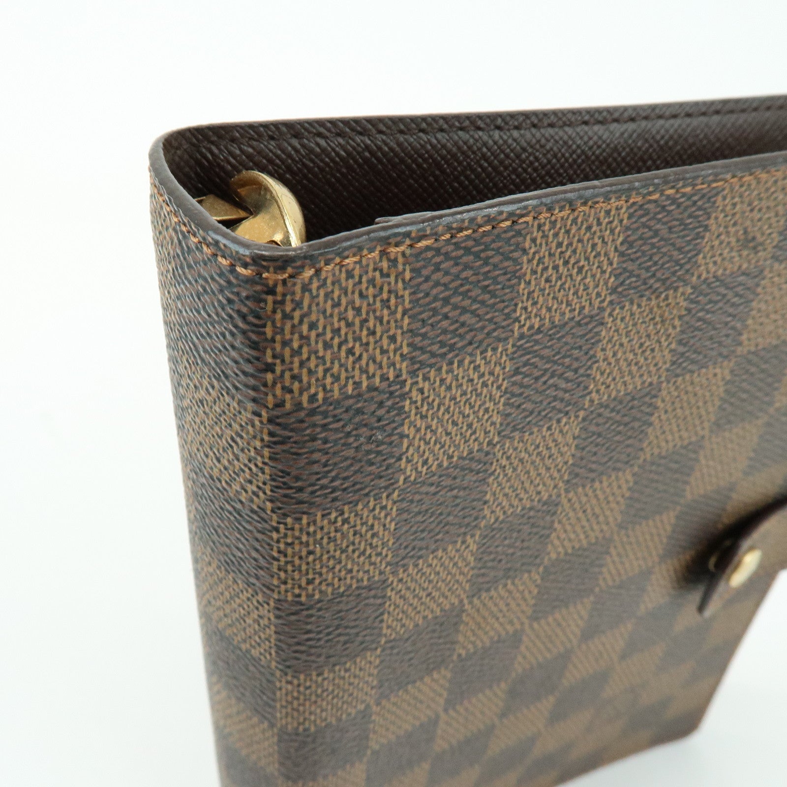 Louis Vuitton Damier Agenda GM Canvas Planner Cover Ebene R20107