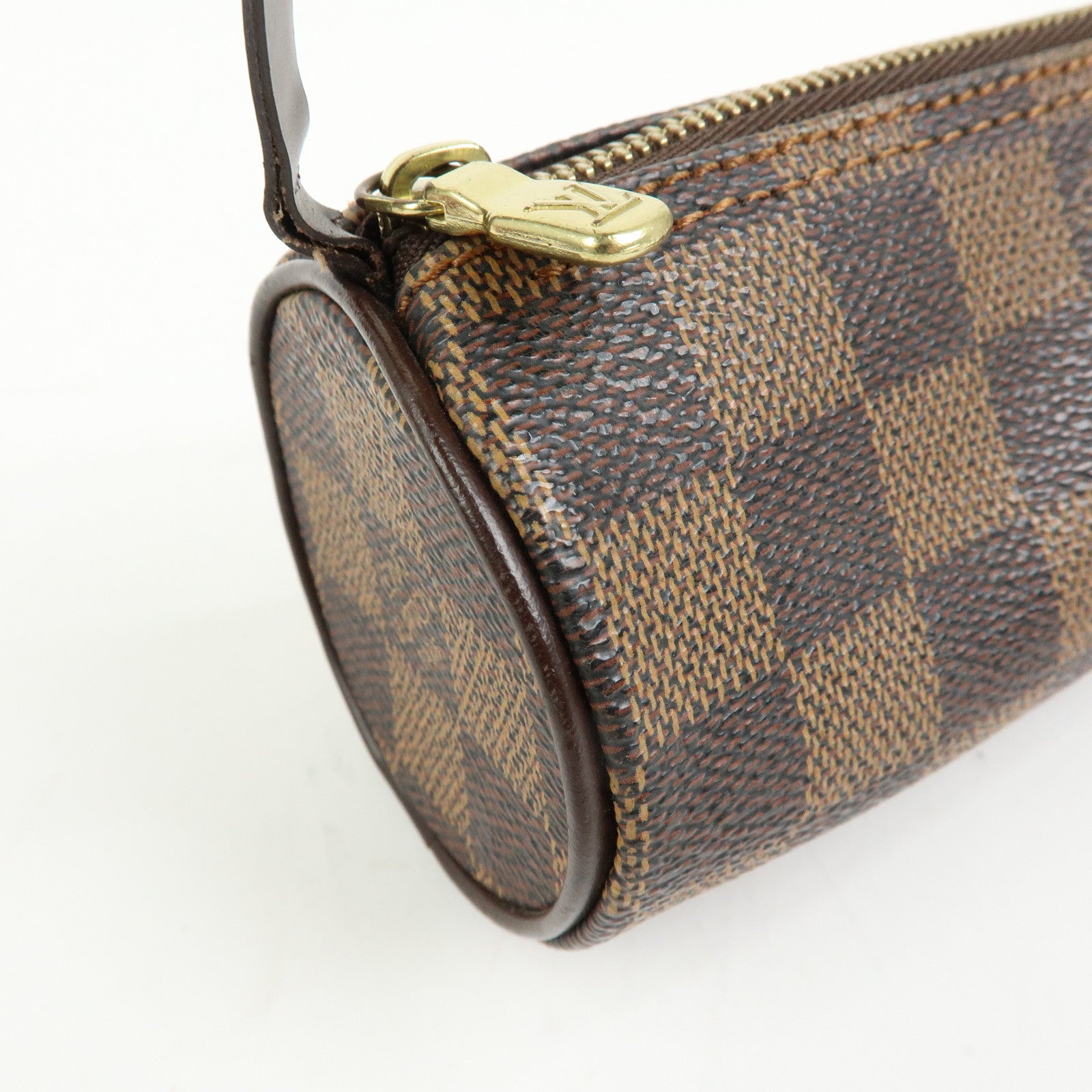 Louis Vuitton Dameir Mini Pouch for Papillon Bag Damier Ebene Brown