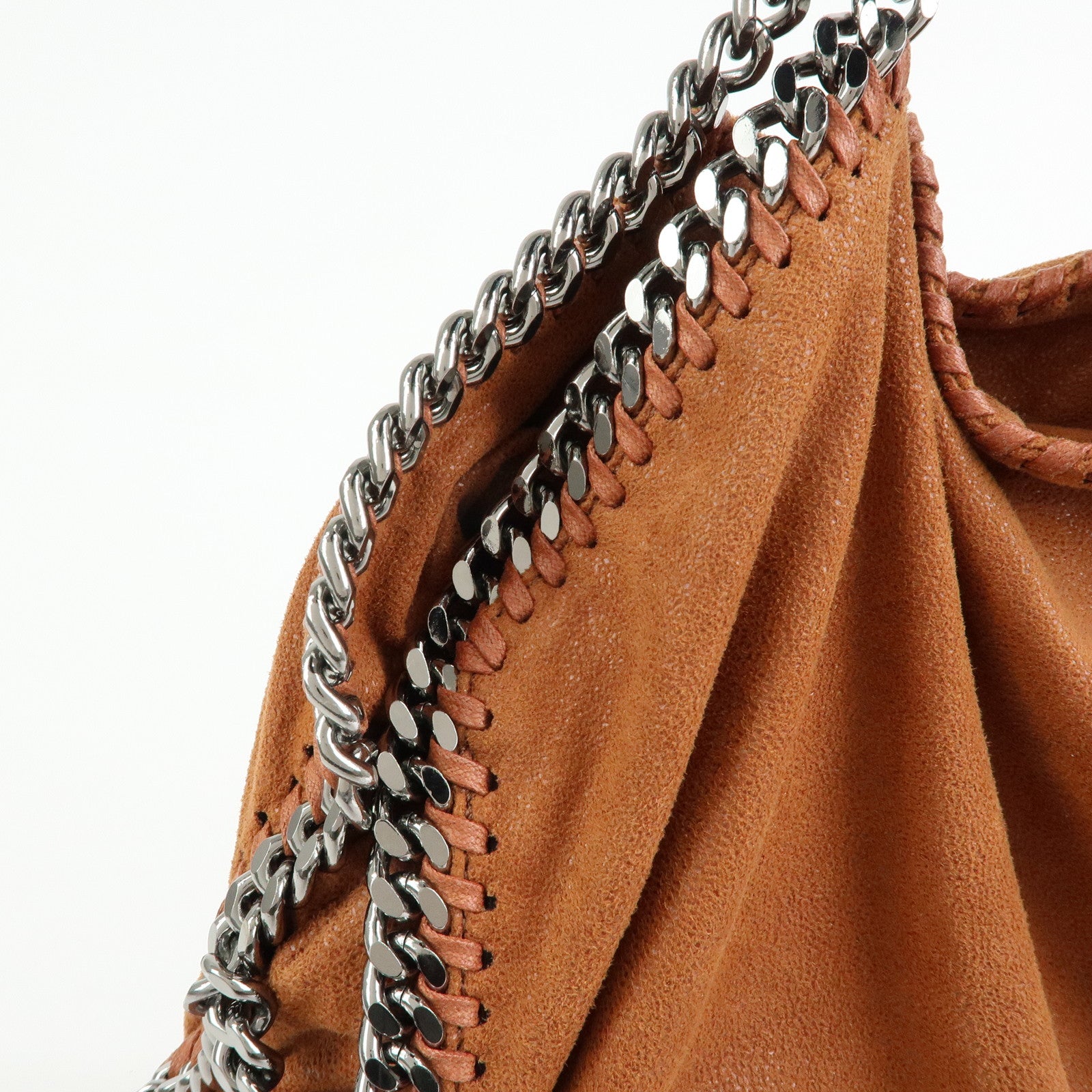 STELLA MCCARTNEY Falabella Polyester 2Way Bag Hand Bag Brown