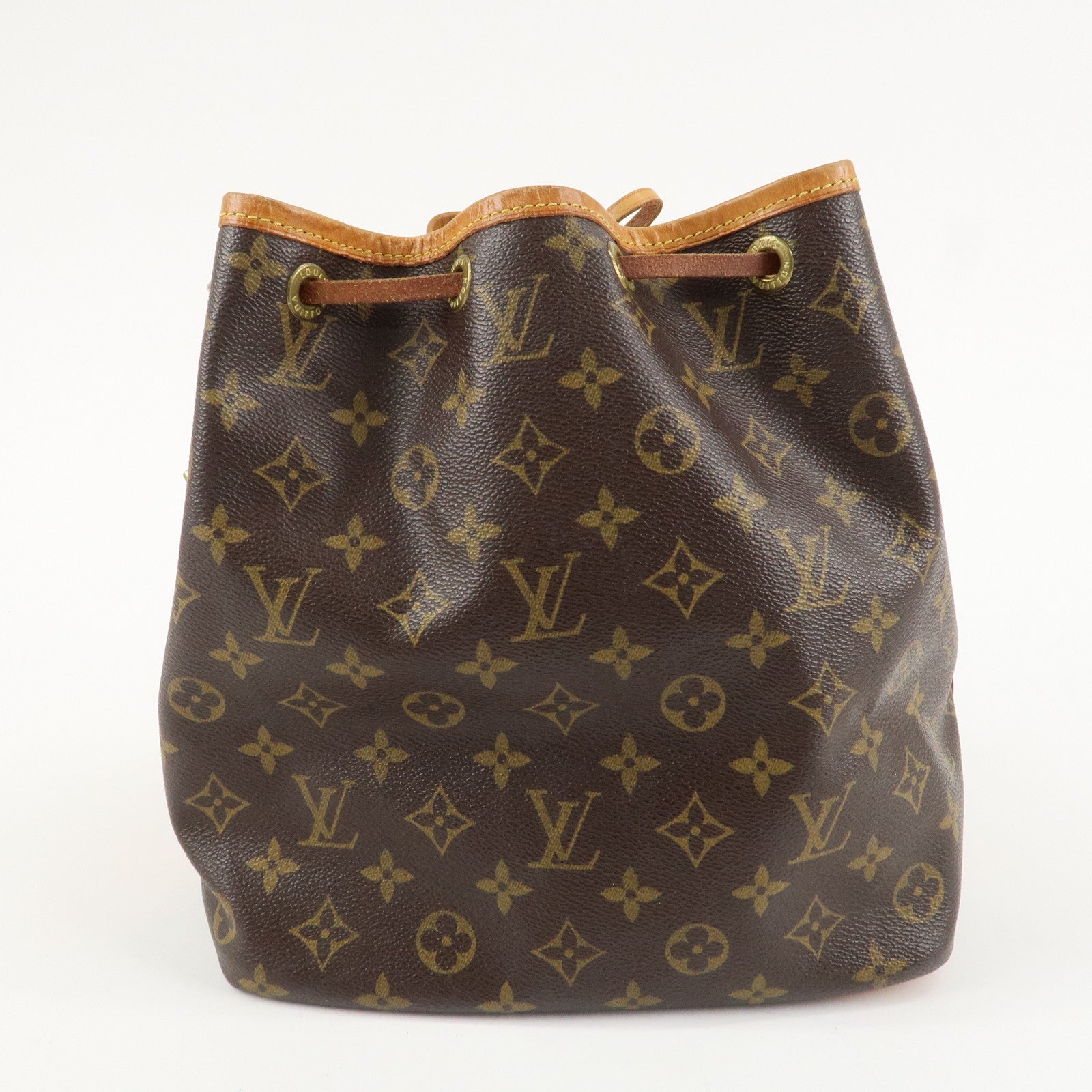 Louis Vuitton Monogram Petit Noe Shoulder Bag Brown M42226 Used