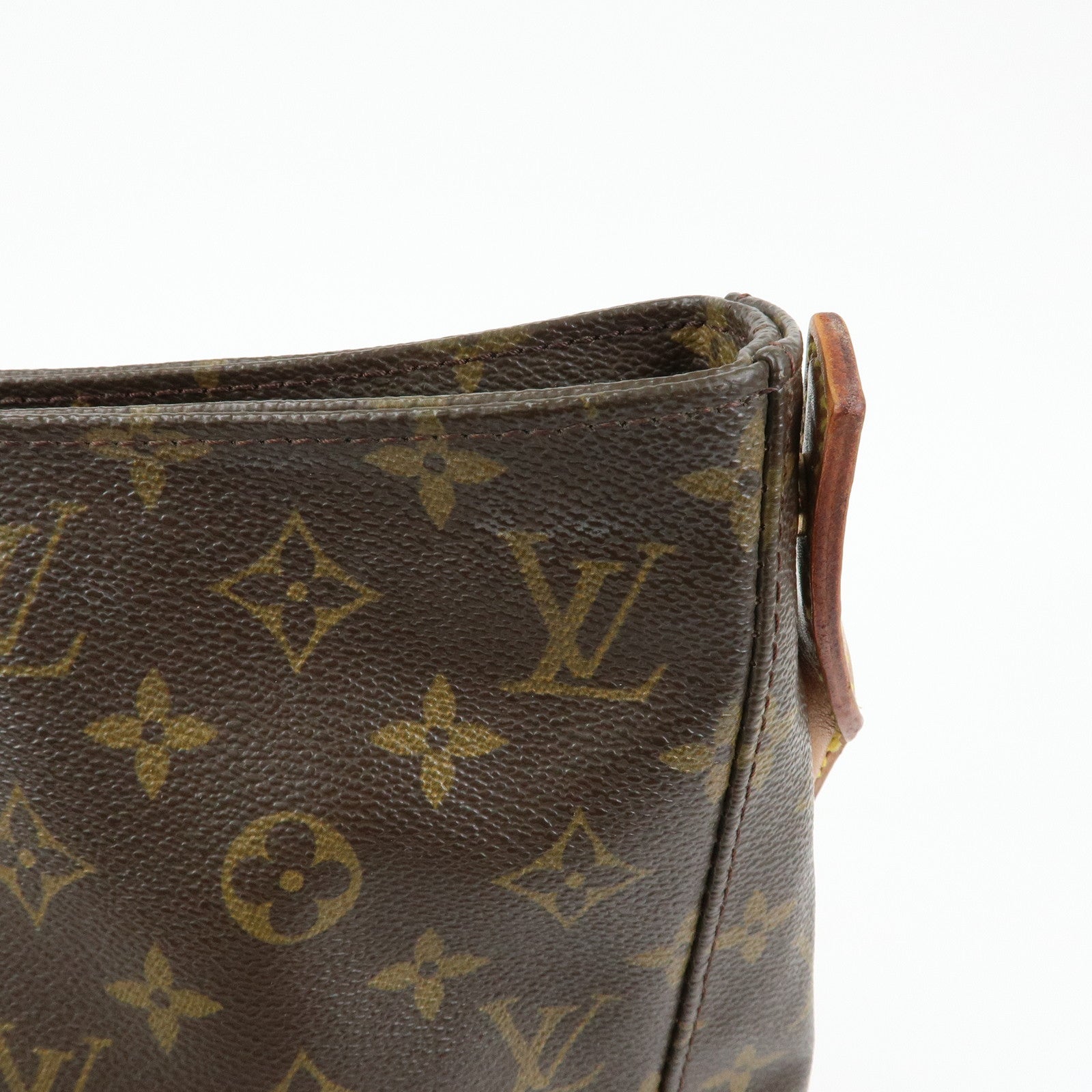 Louis Vuitton Monogram Looping GM Shoulder Bag Brown M51145