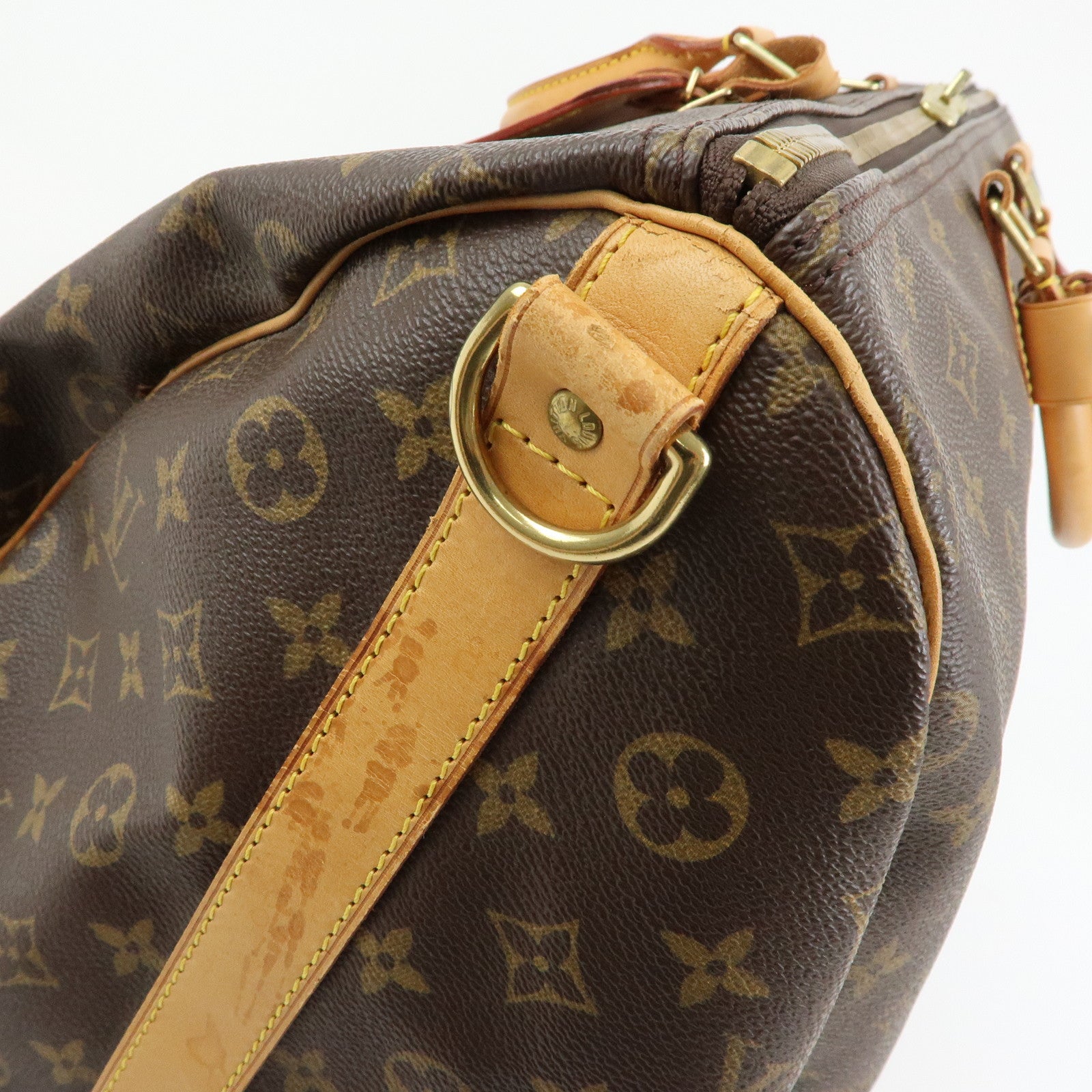 Louis Vuitton Monogram Keep All Bandouliere 55 Boston Bag M41414