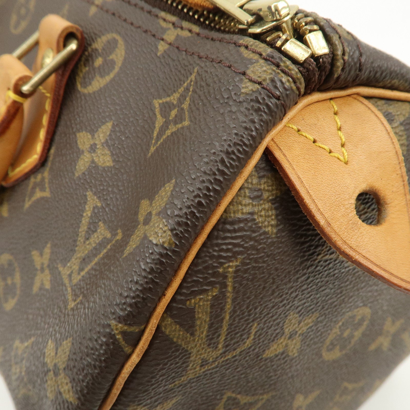 Louis Vuitton Monogram Speedy 30 Boston Bag Hand Bag Brown M41526