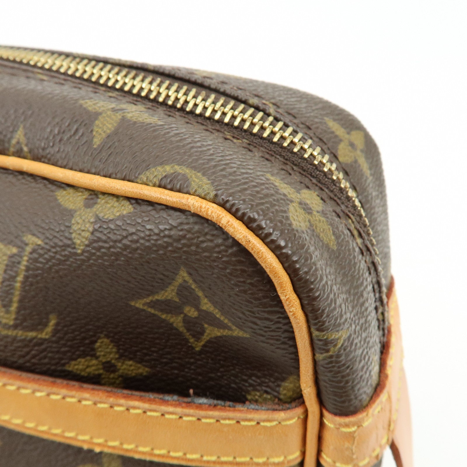 Louis Vuitton Monogram Compiegne 28 Pouch Clutch Bag Brown M51845