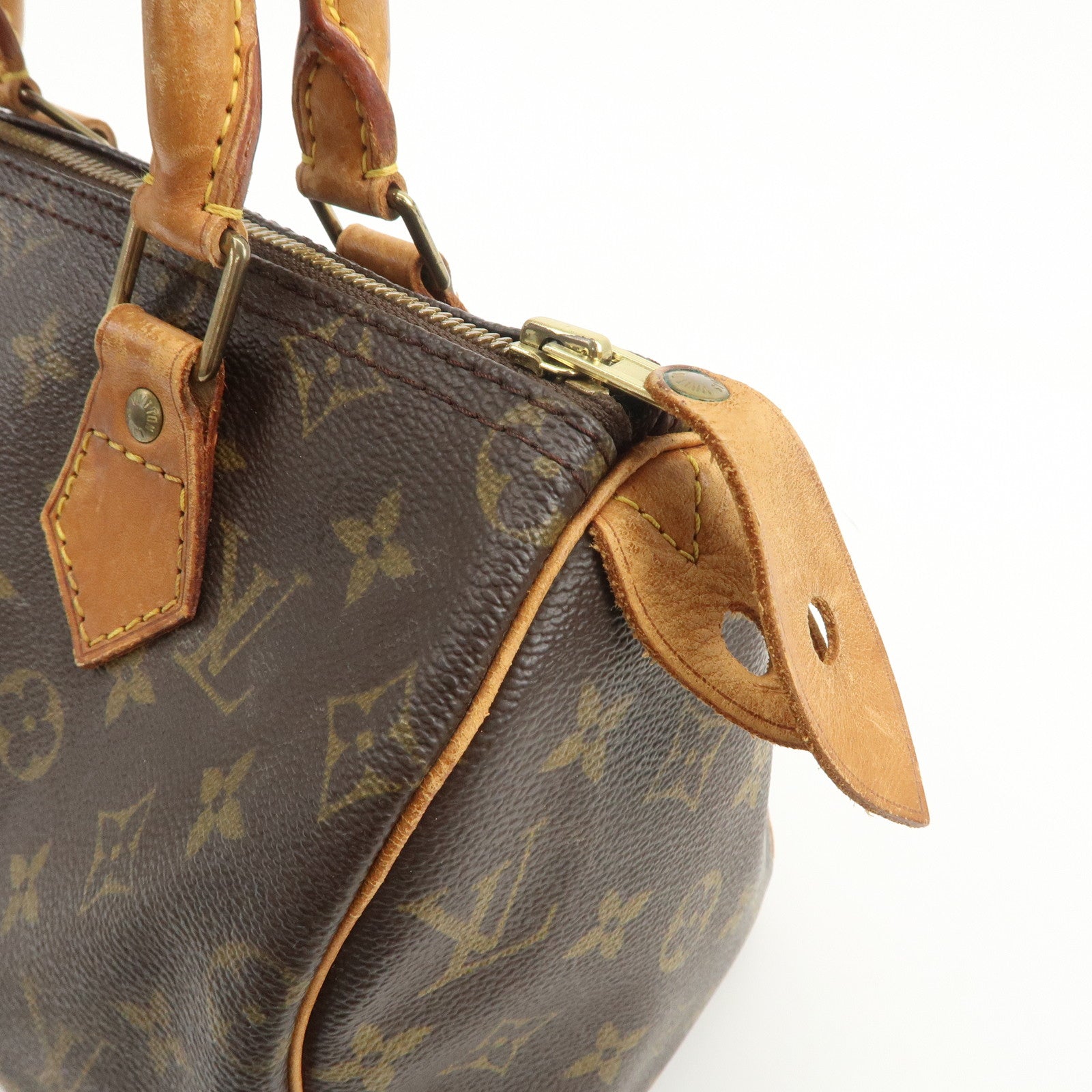 Louis Vuitton Monogram Speedy 25 Boston Bag Hand Bag Brown M41528
