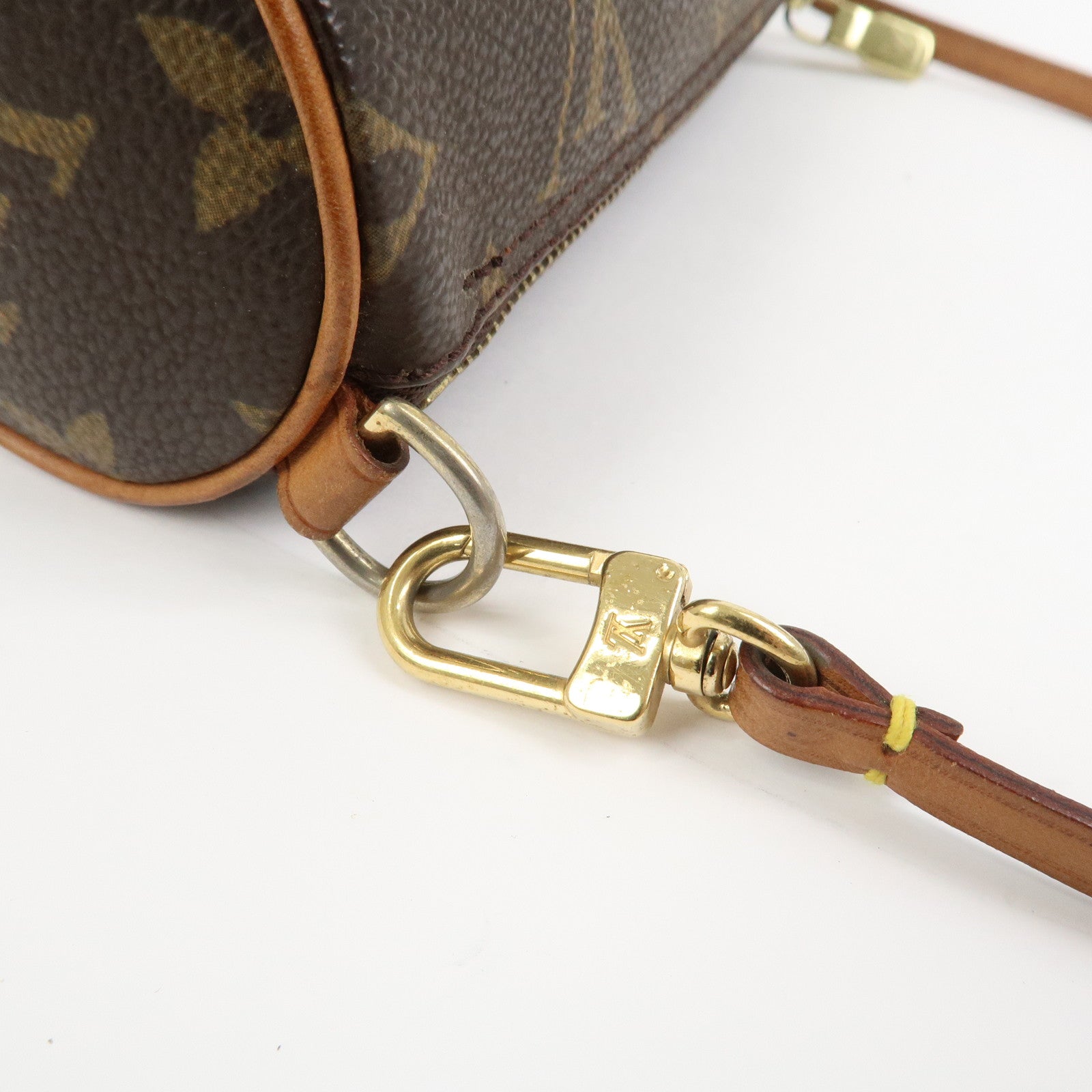 Louis Vuitton Monogram Set of 2  Mini Pouch for Papillon Bag Brown
