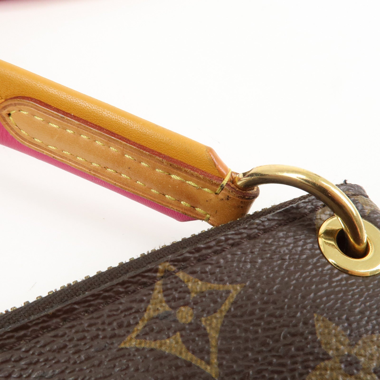Louis Vuitton Monogram Canvas Lorette Shoulder Bag Hot Pink M44053