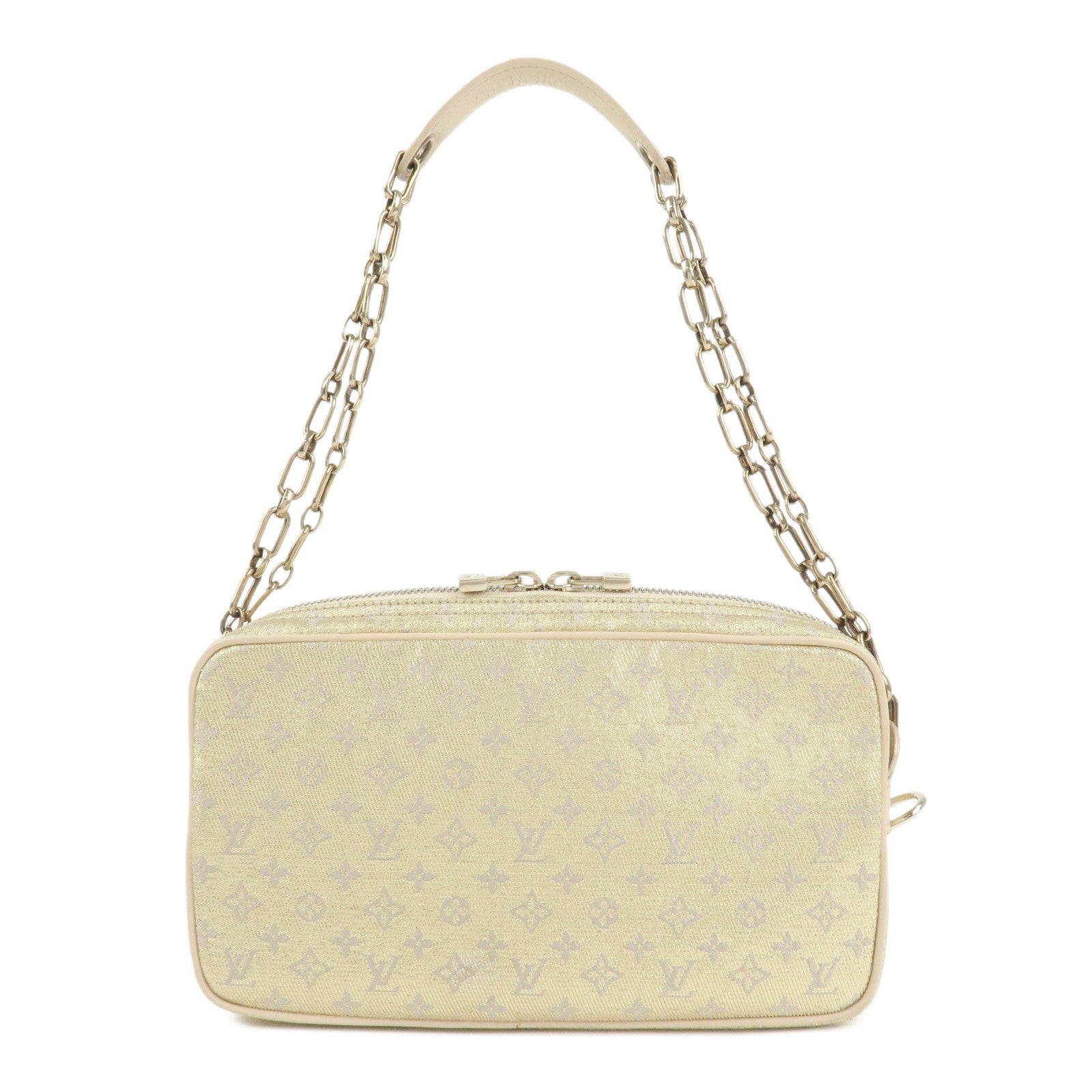 Louis Vuitton Monogram Shine Mackenna Chain Shoulder Bag M92362 Used