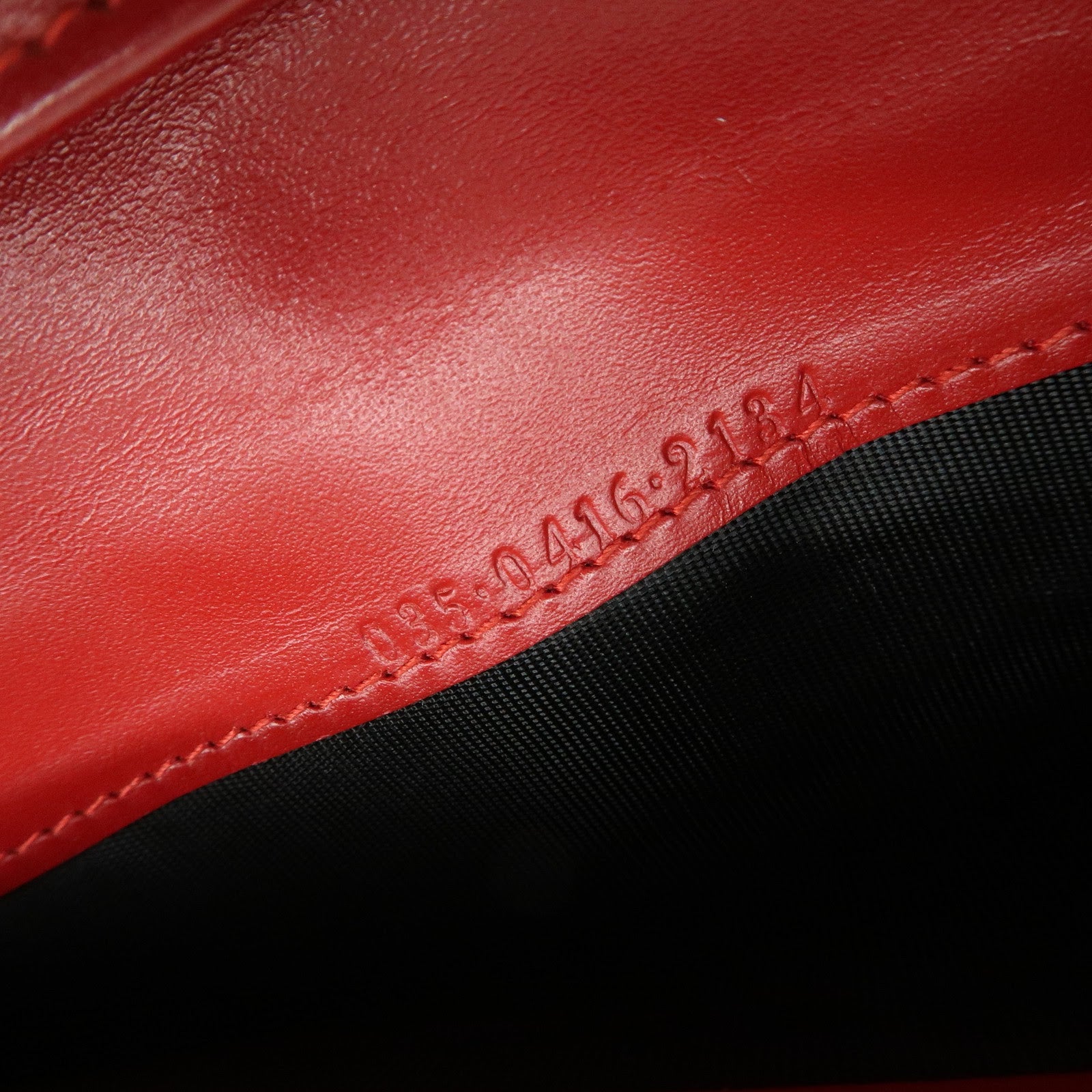 GUCCI Jackie GG Canvas Leather Long Wallet Beige Red 035.0416.2134