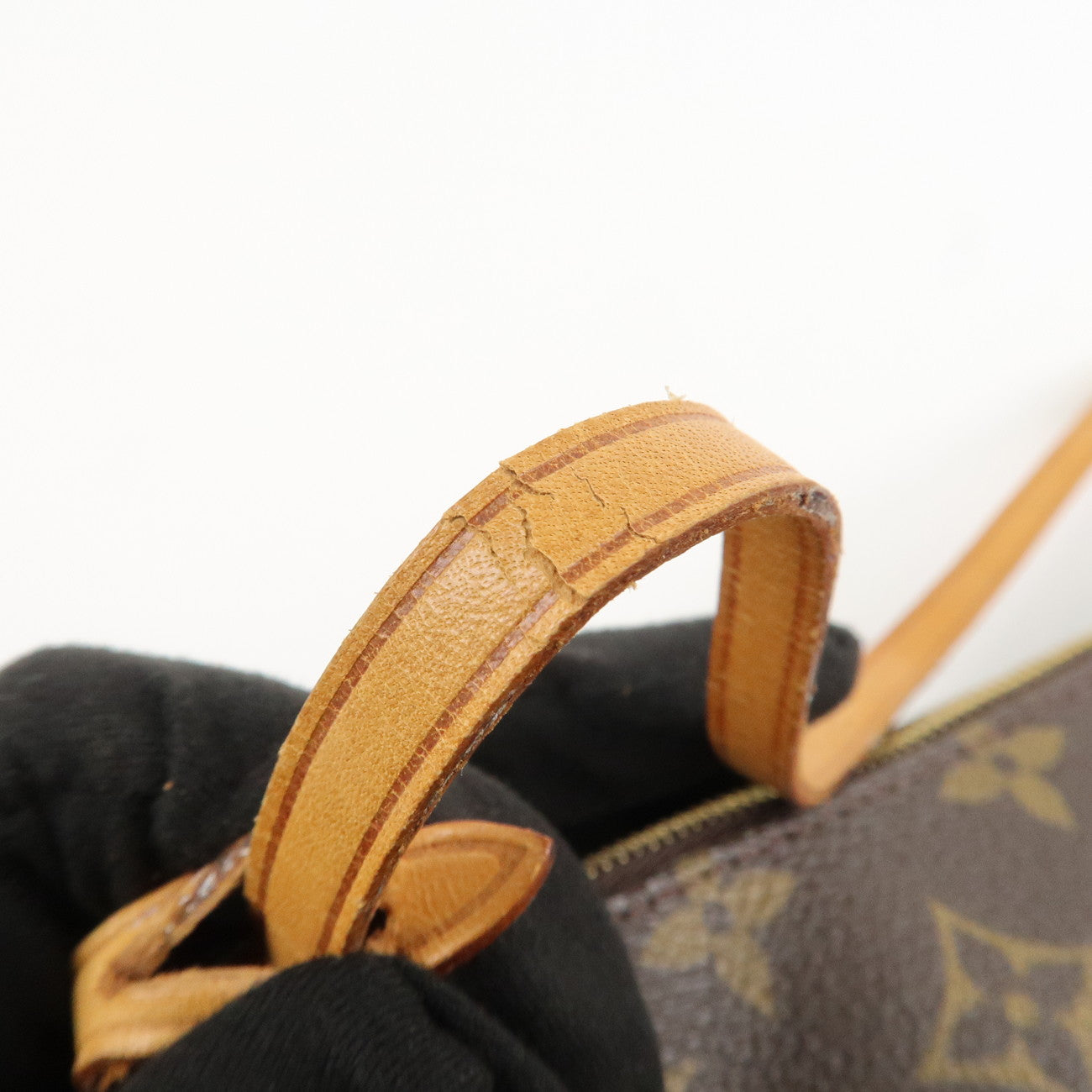 Louis Vuitton Monogram Pochette Accessoires Hand Bag Brown M51980 Used