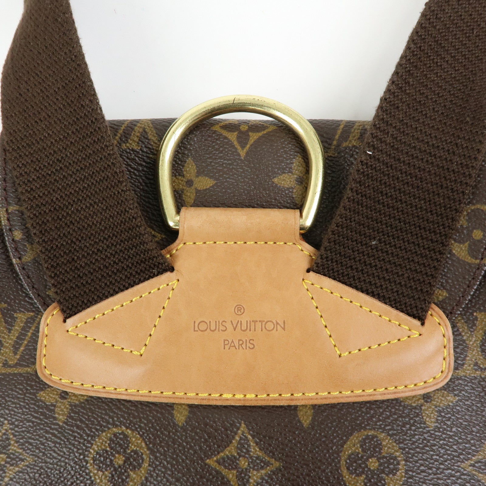 Louis Vuitton Monogram Montsouris GM Backpack Rucksack Brown M51135